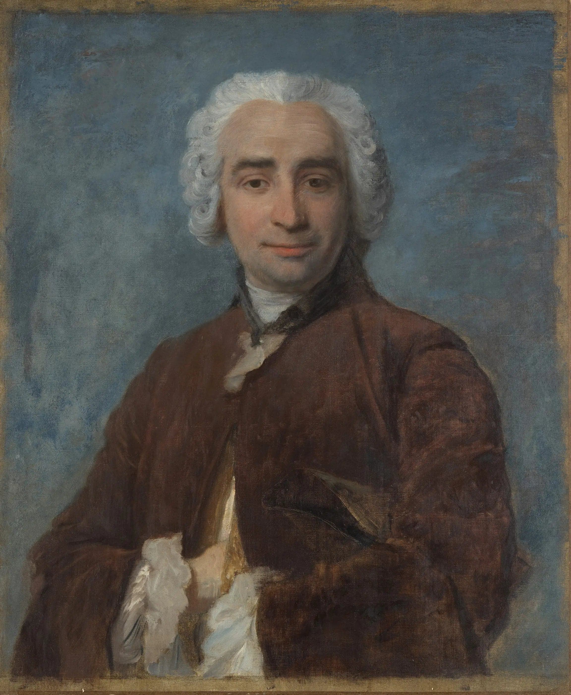 Portrait of a Man, after Maurice Quentin de La Tour