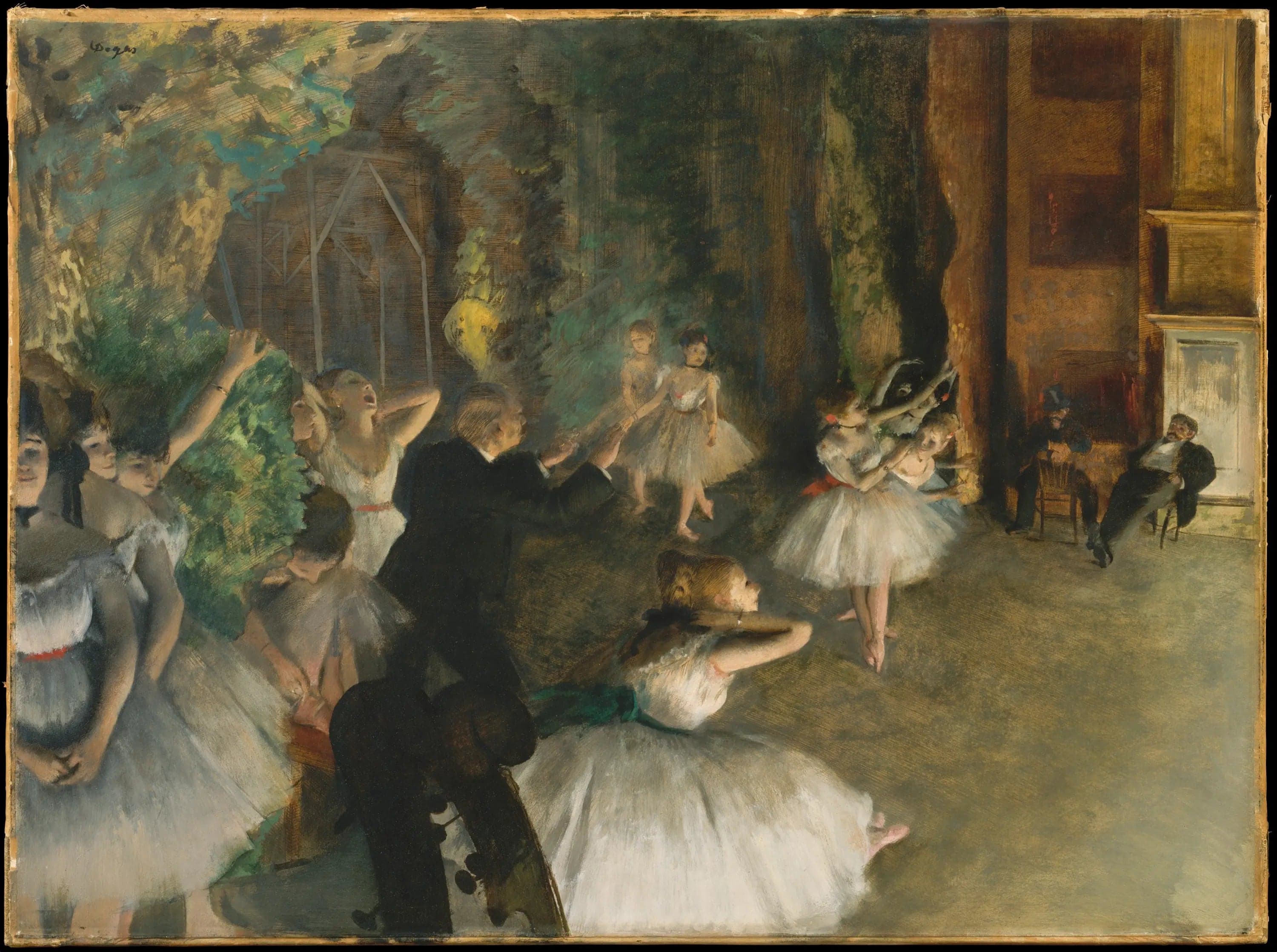 The Ballet Rehearsal on Stage