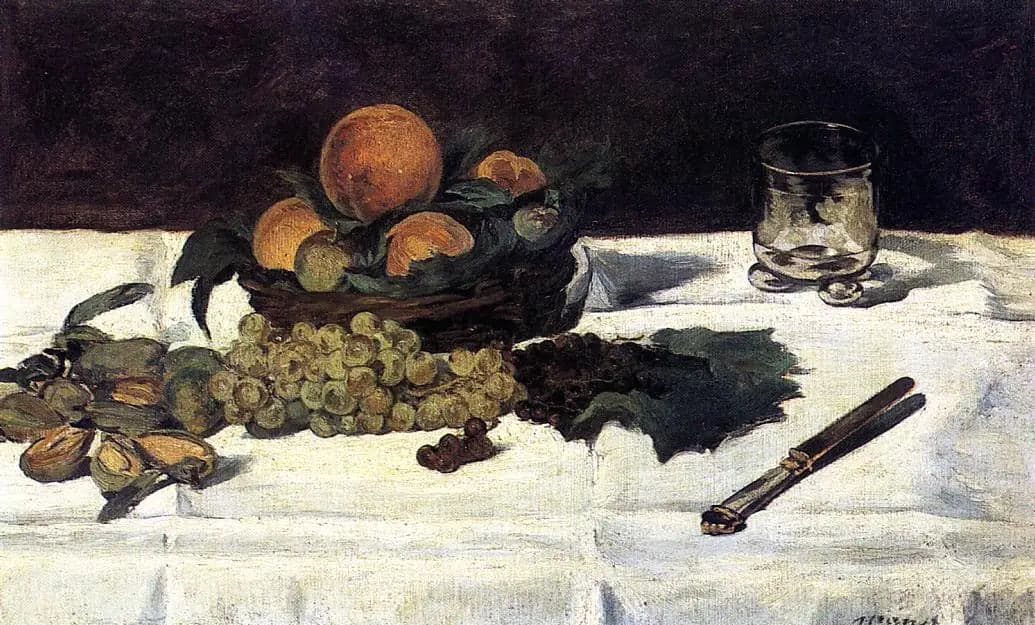 Still Life with Glass and Fruits