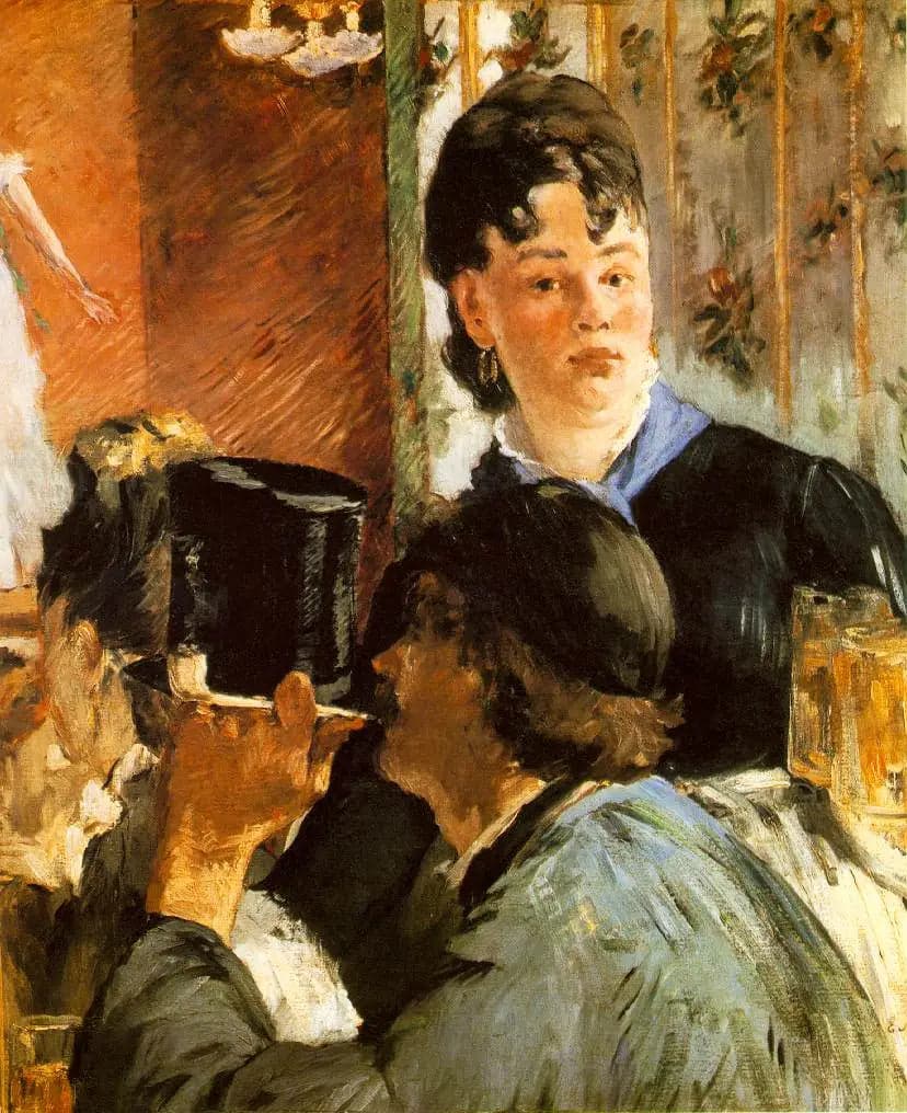 The Waitress with Beer Mugs