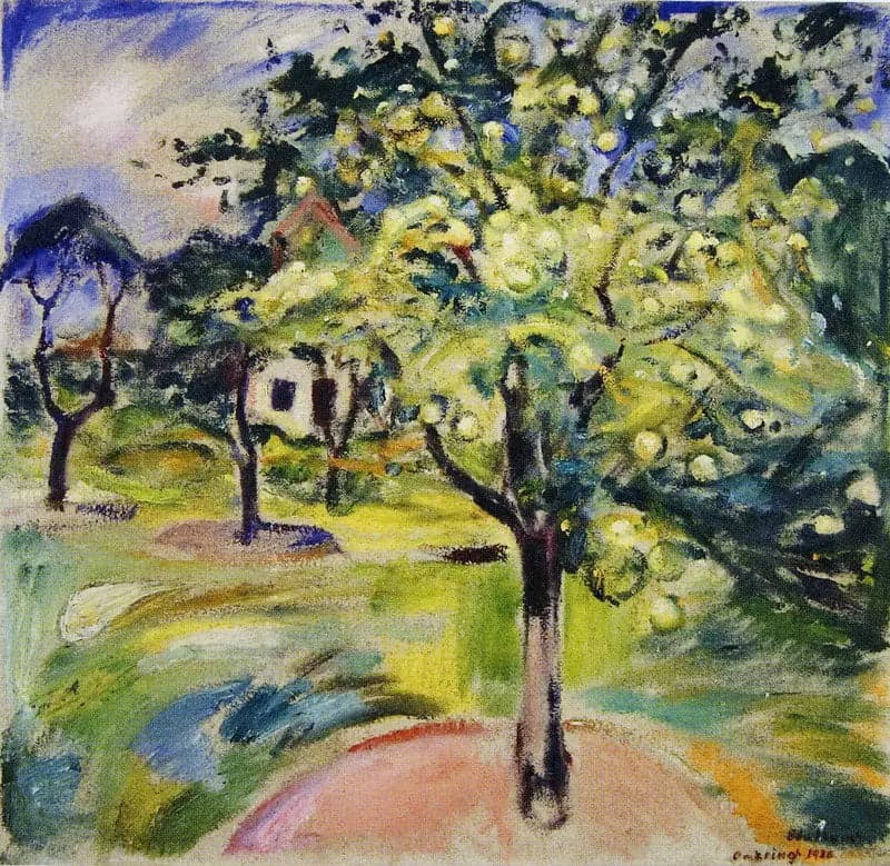 Apple Tree in the Garden at Ekely