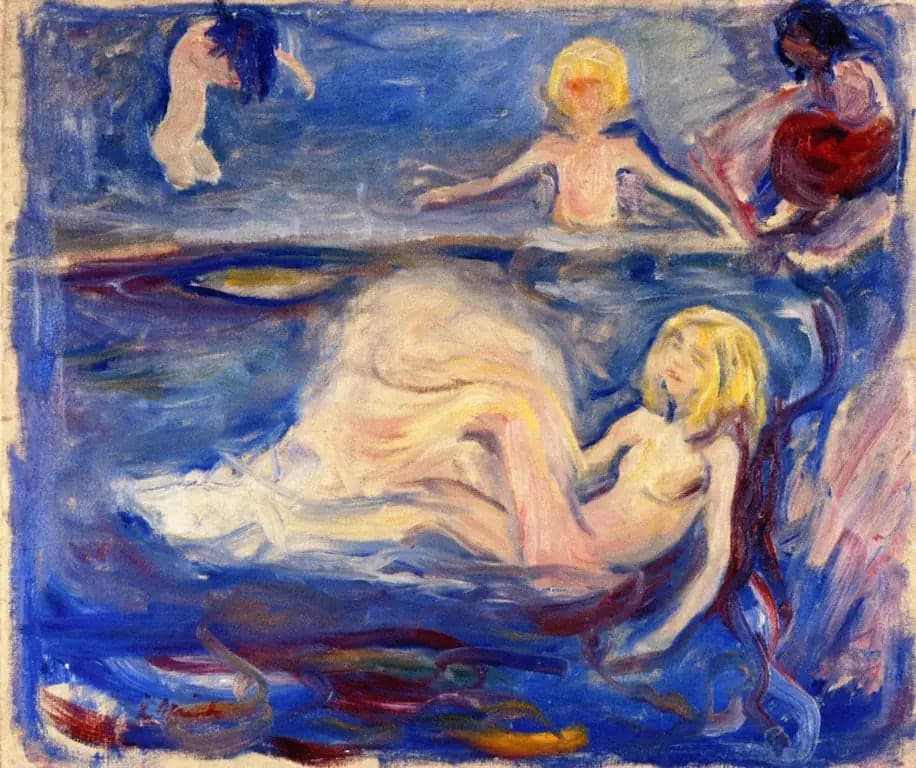 Children Bathing
