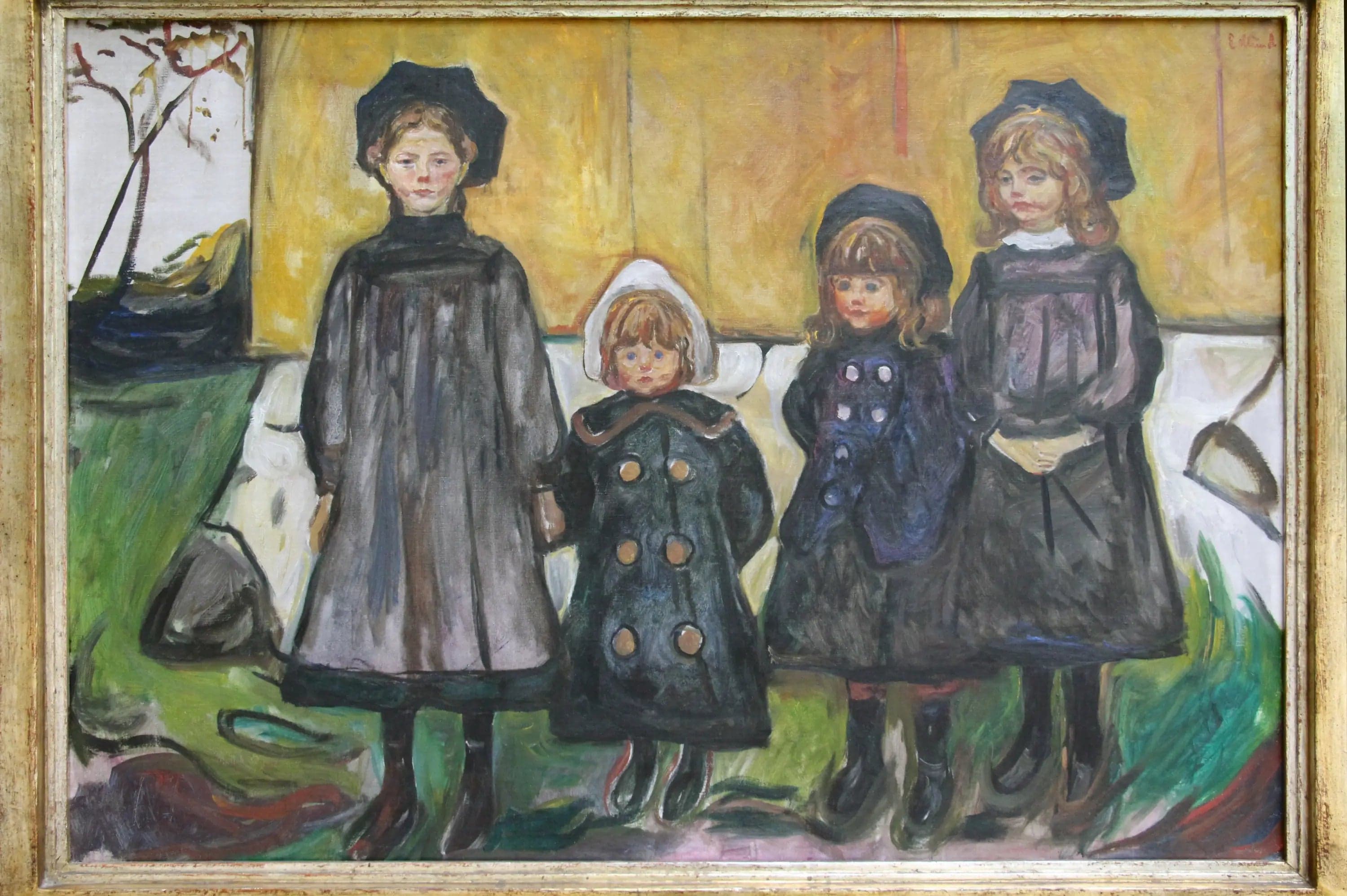 Four Girls at Åsgårdstrand