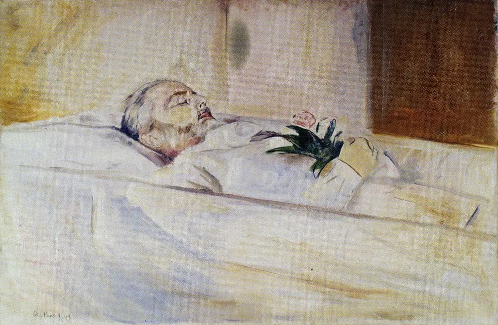 John Hazeland on his Deathbed