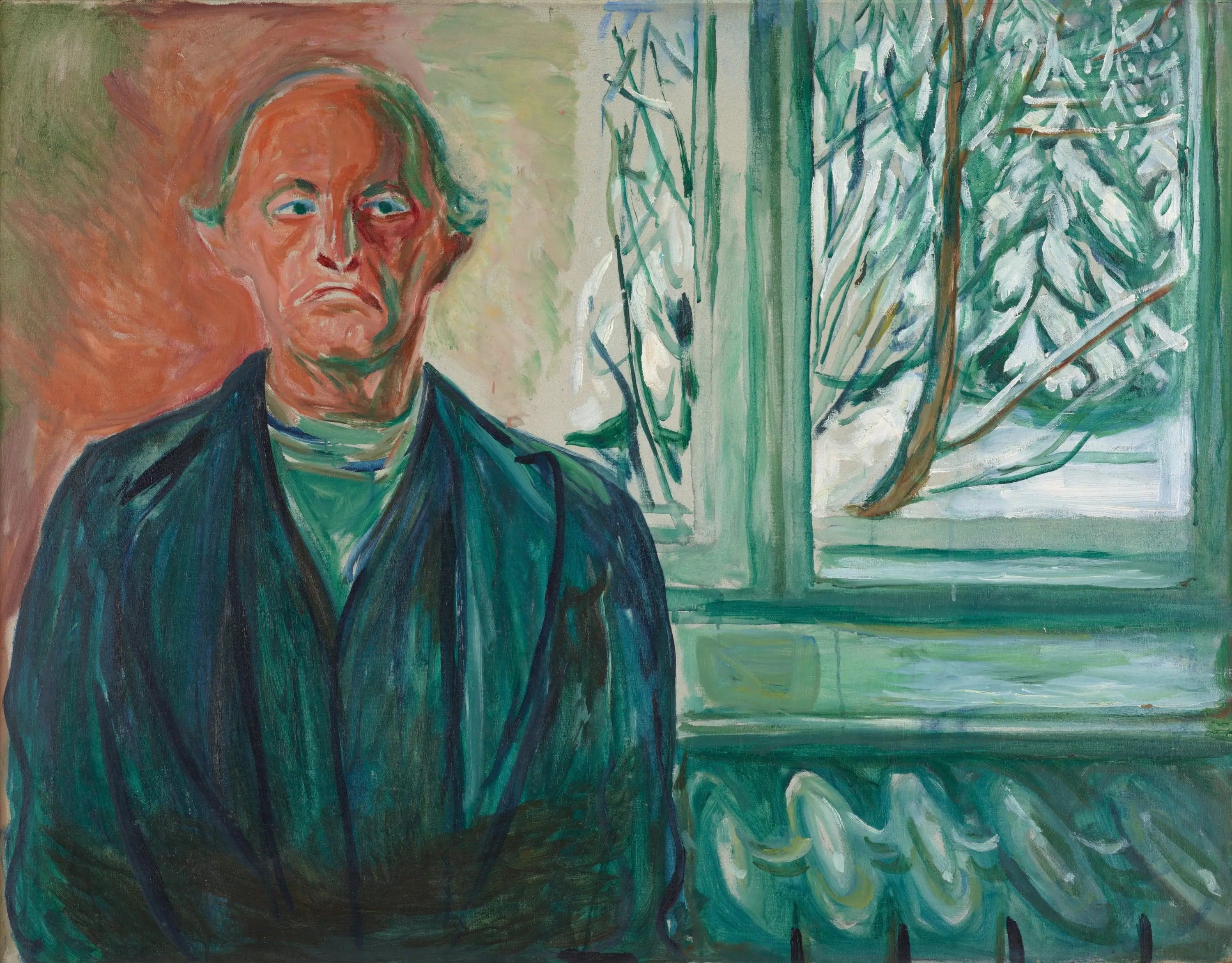 Self-Portrait by the Window