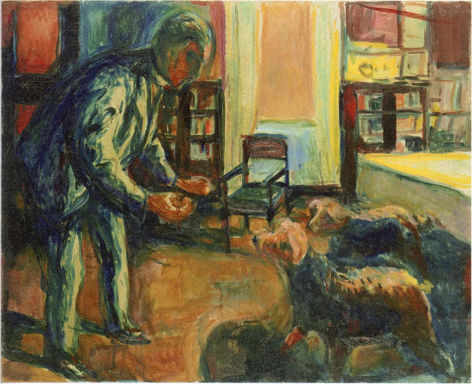 Self-Portrait with Dogs