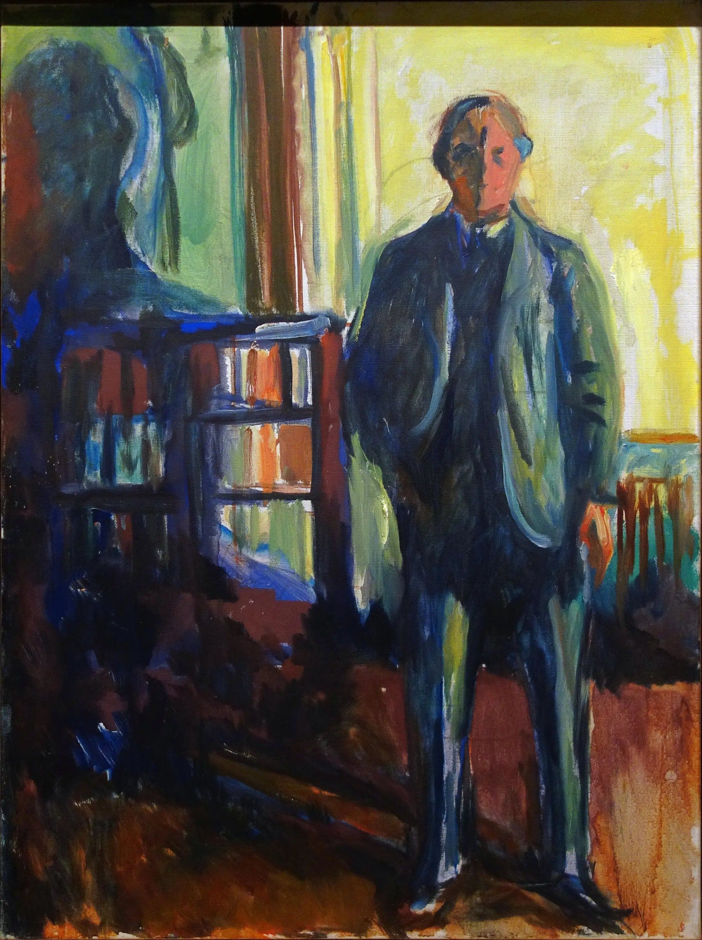 Self-Portrait with Hand in Pocket