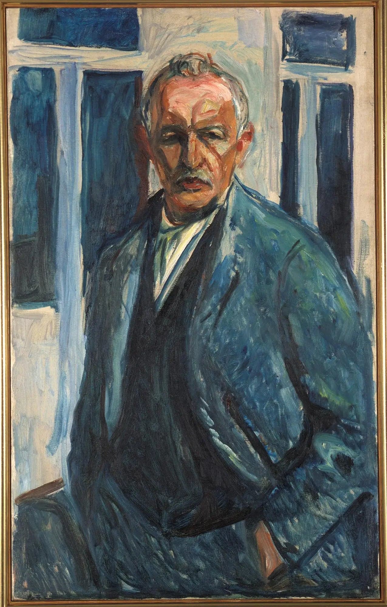 Self-Portrait with Hands in Pockets