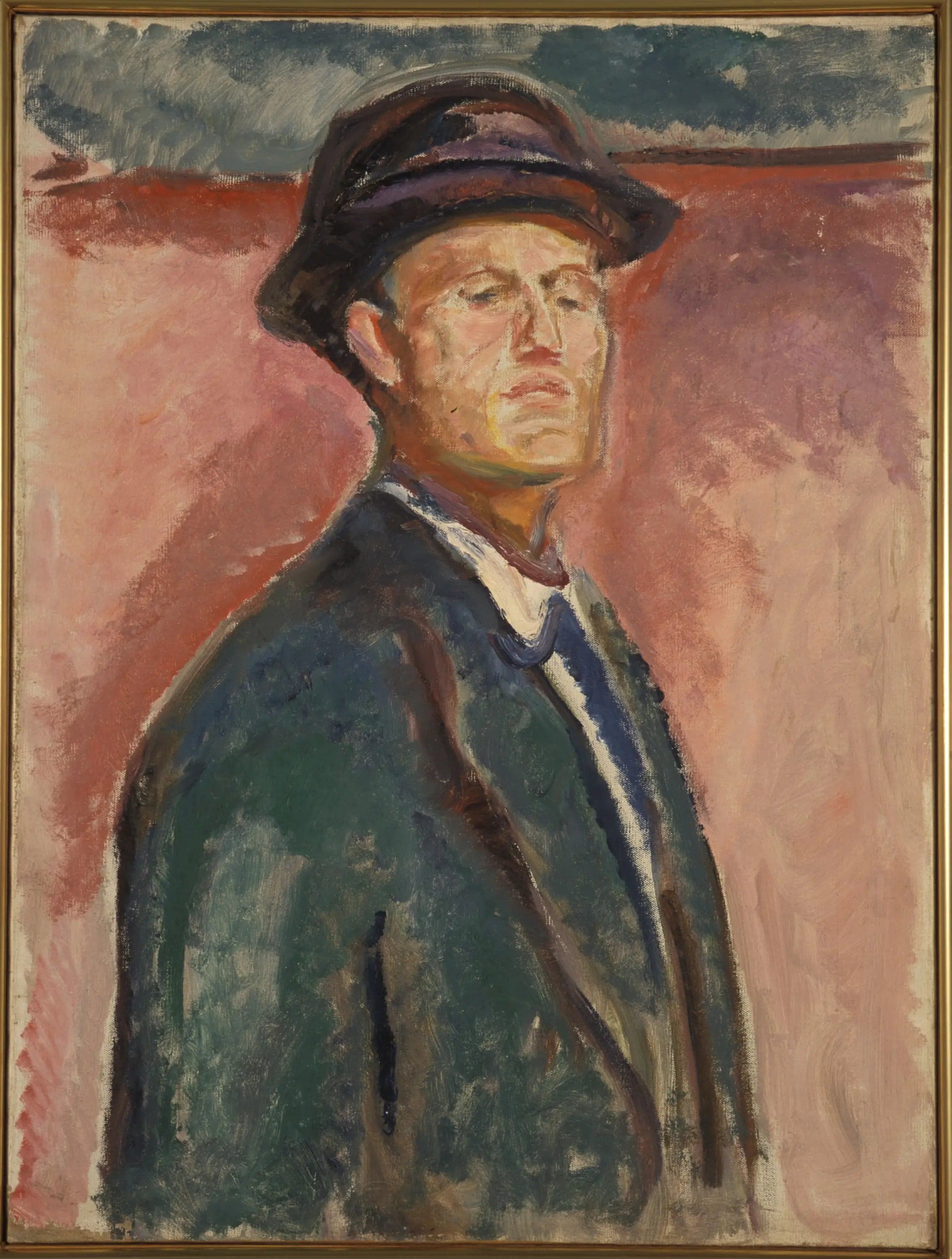 Self-Portrait with Hat