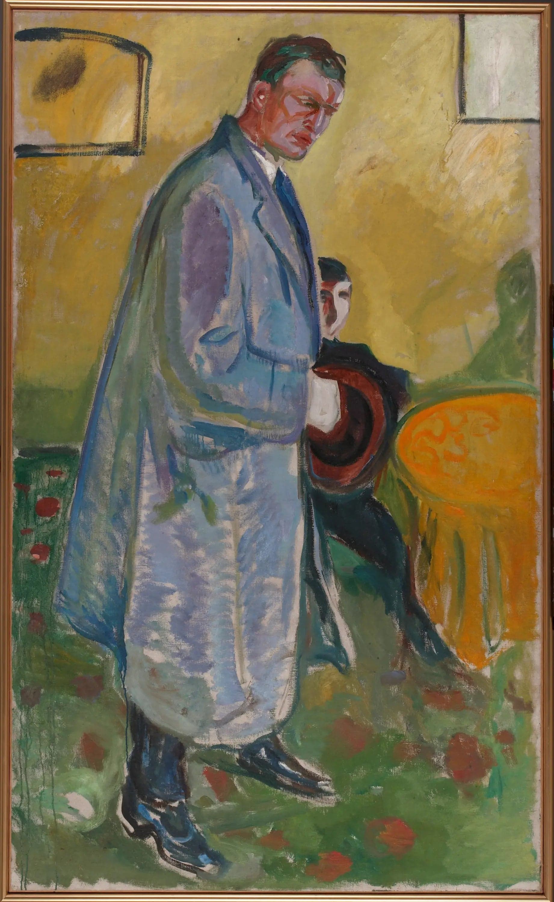 Self-Portrait with Hat and Overcoat