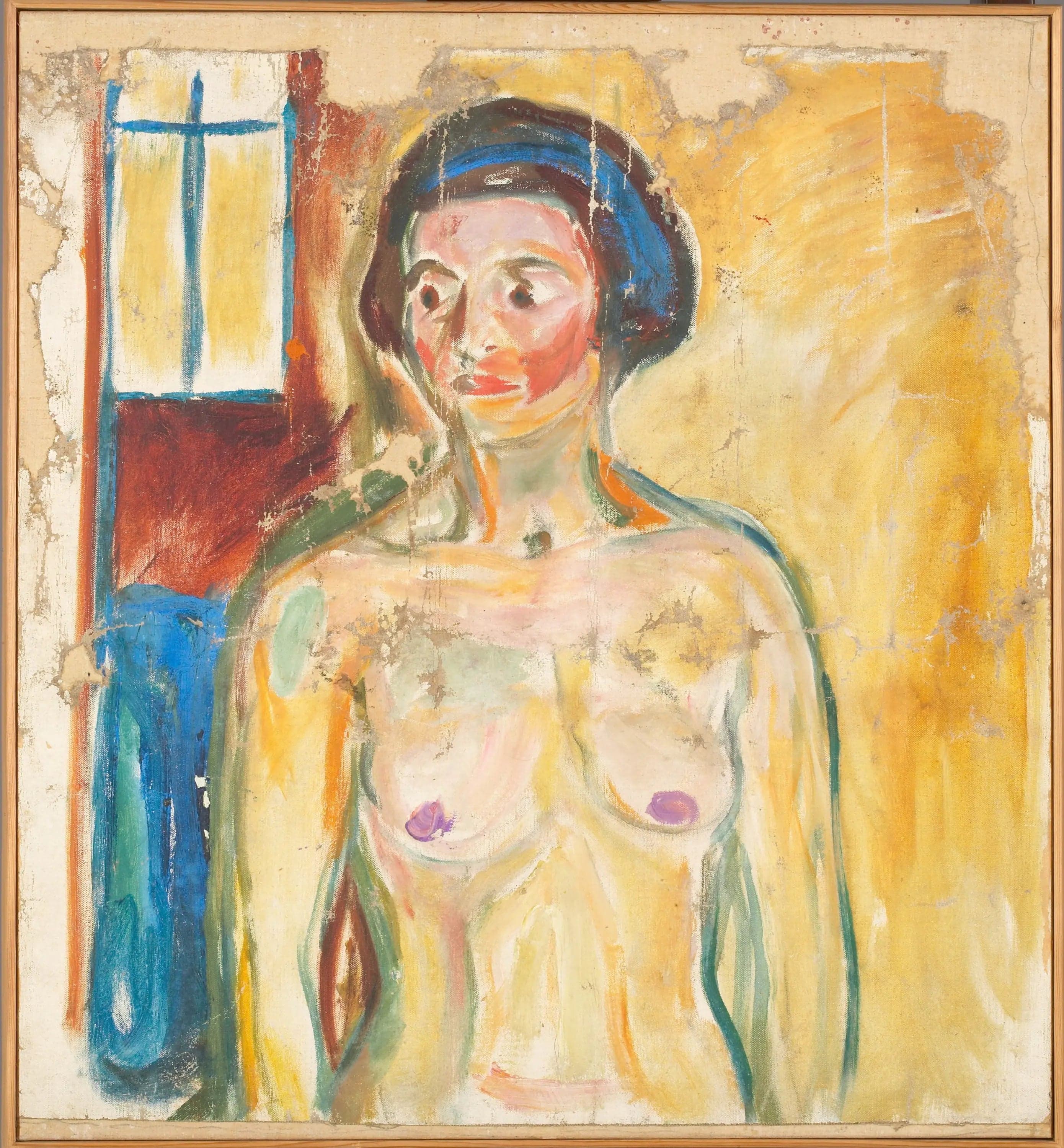 Standing Nude: Half-Portrait