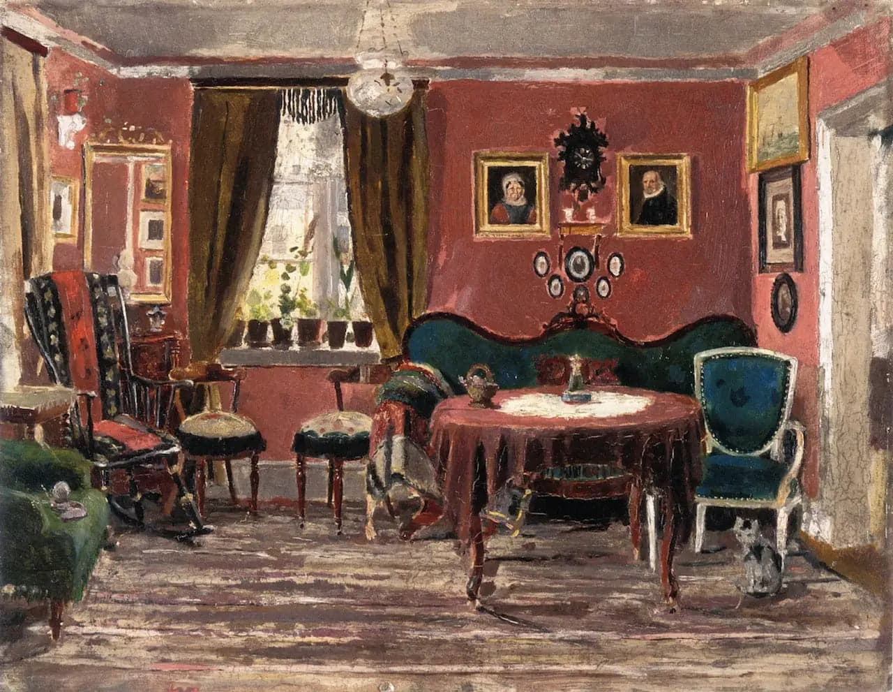 The Living Room of the Munch Ladies at Pilestredet 61