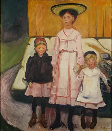 Three Girls at Åsgårdstrand