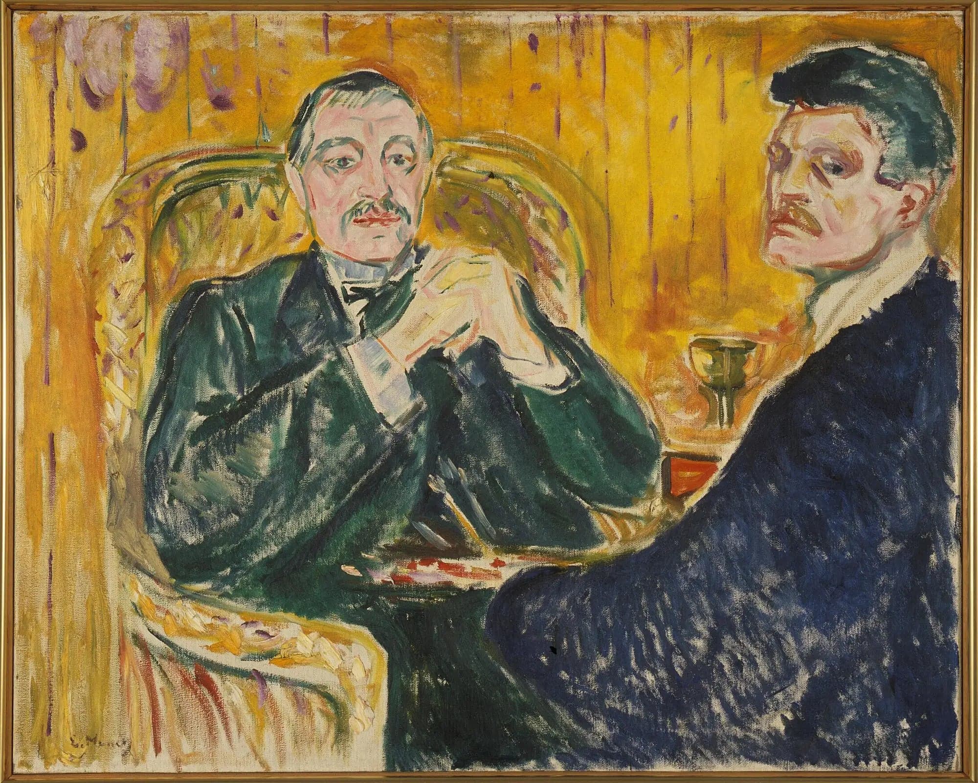 Torvald Stang and Edvard Munch
