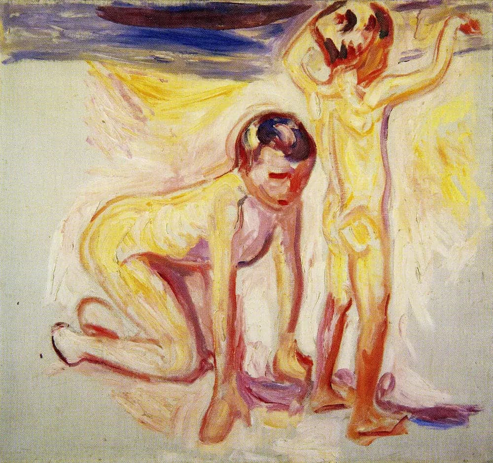 Two Boys on the Beach
