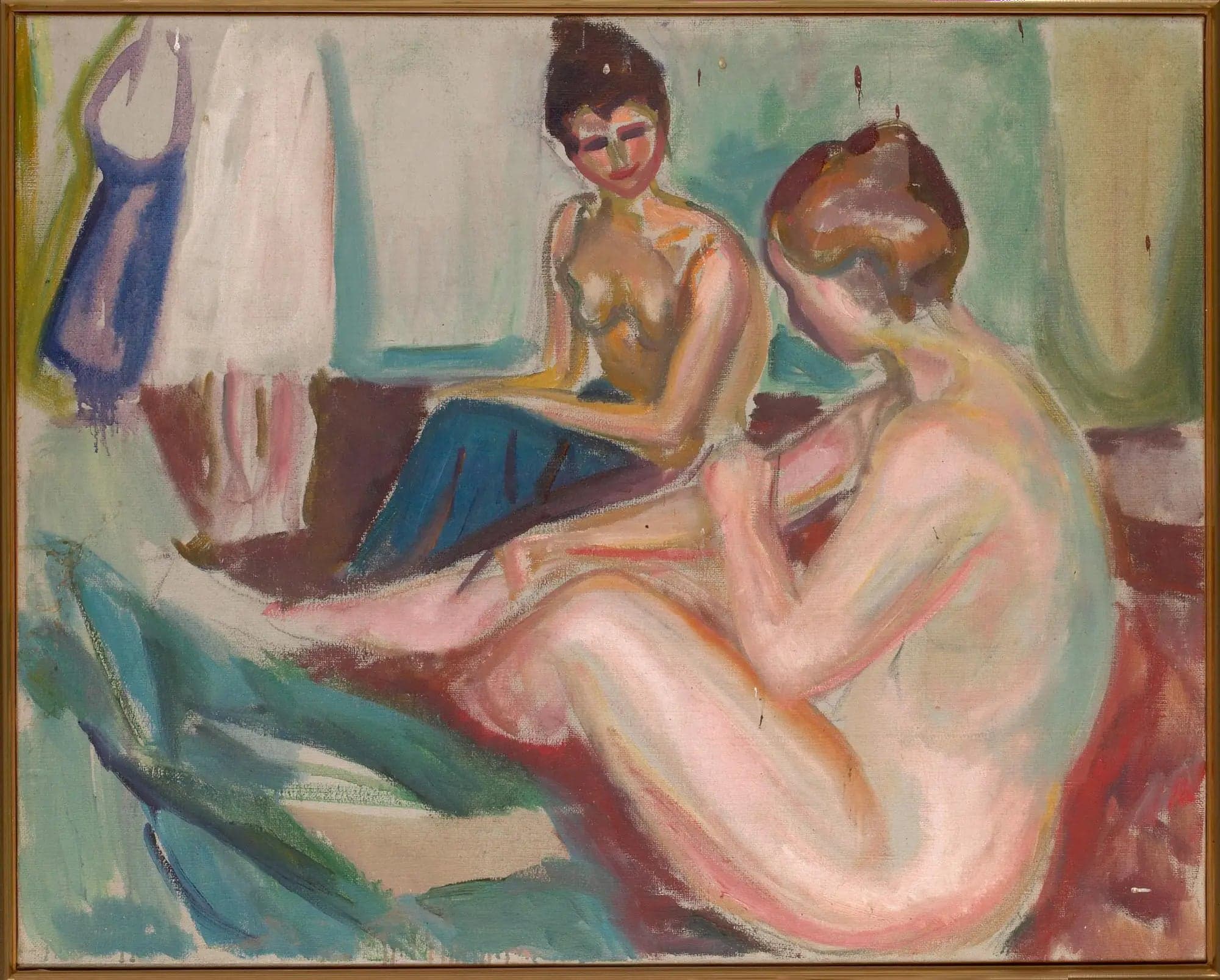 Two Sitting Nudes
