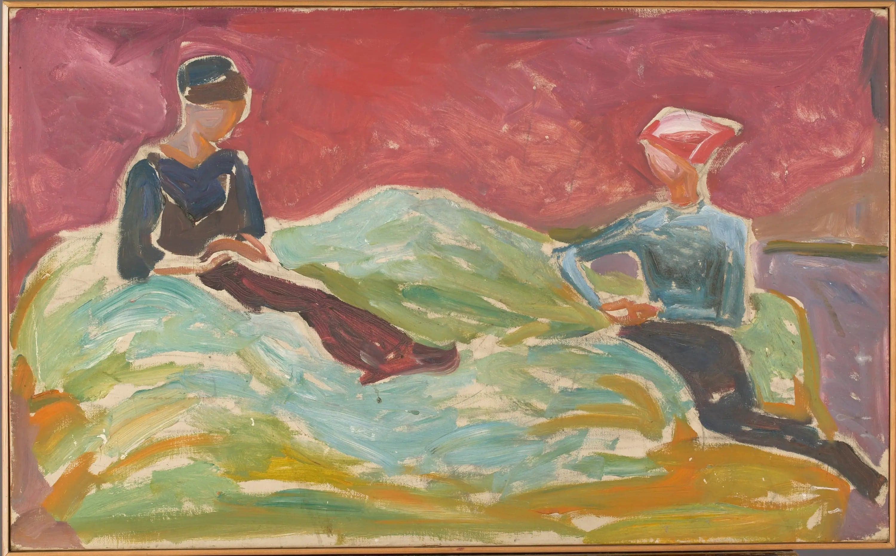 Two Women Sitting