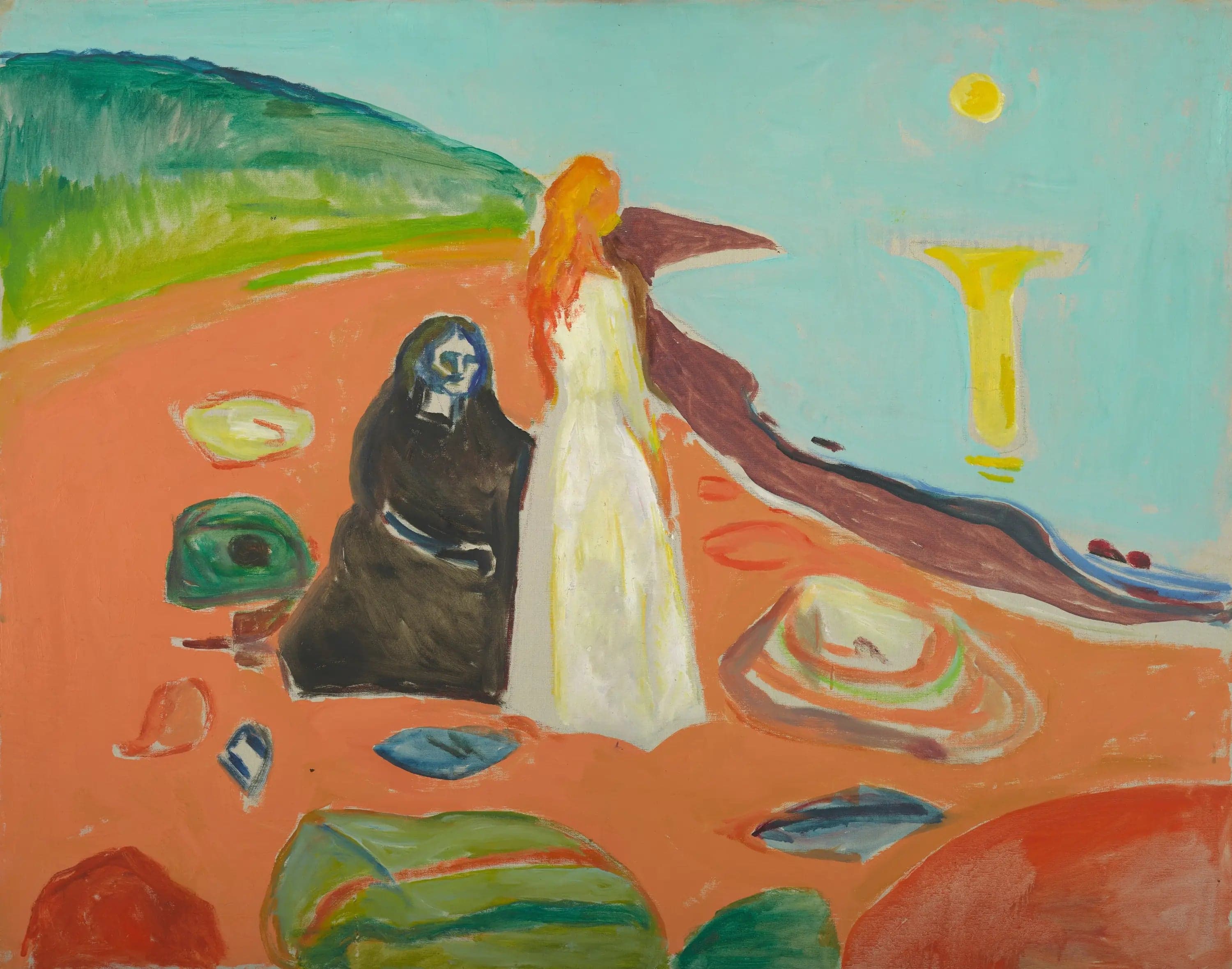 Two Women on the Bank