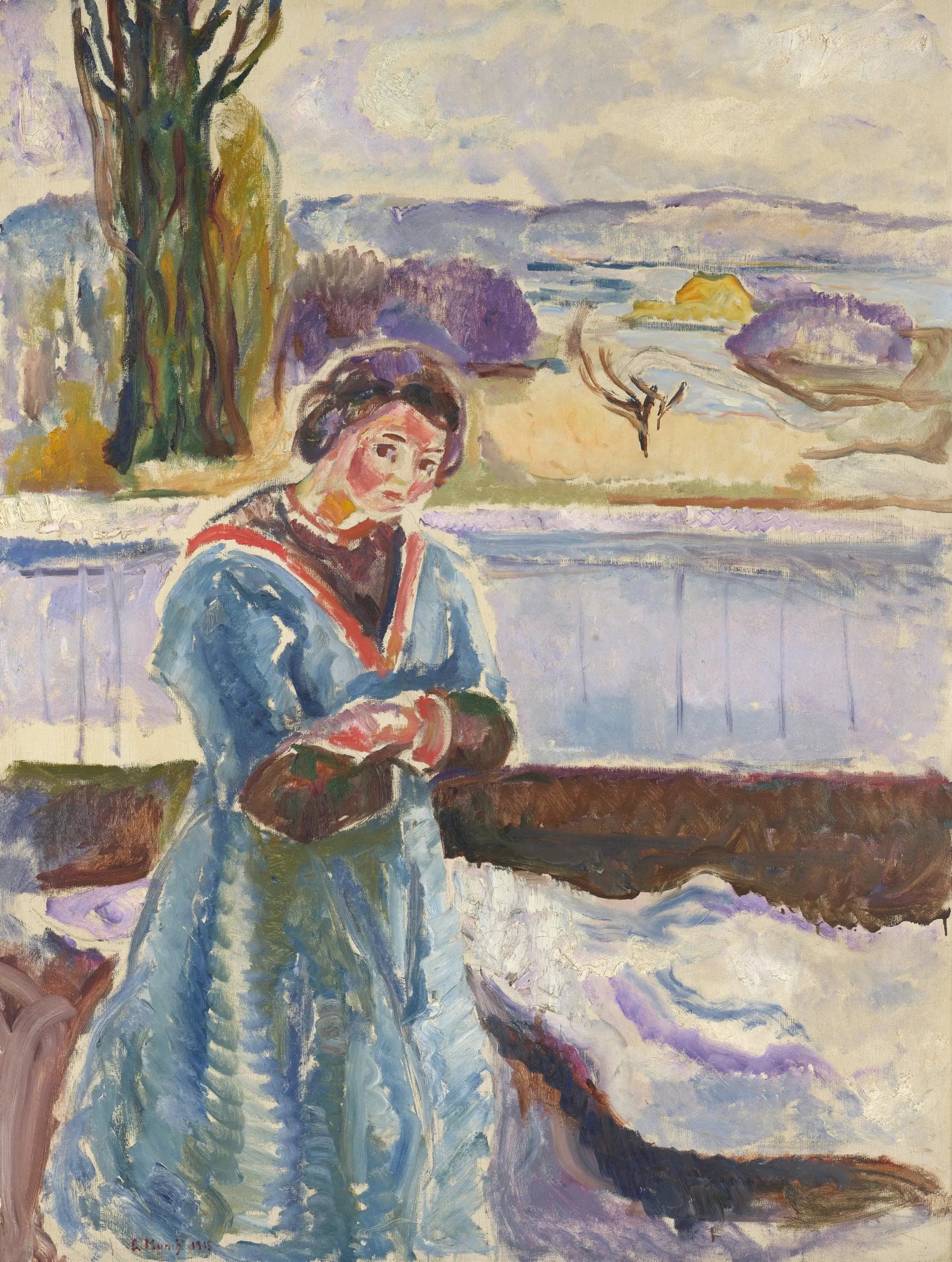 Woman Standing with Crossed Arms