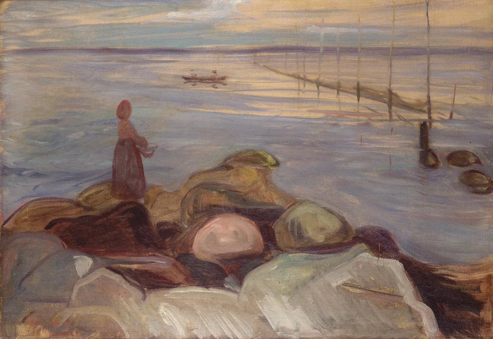 Woman by the Sea at Åsgardstrand