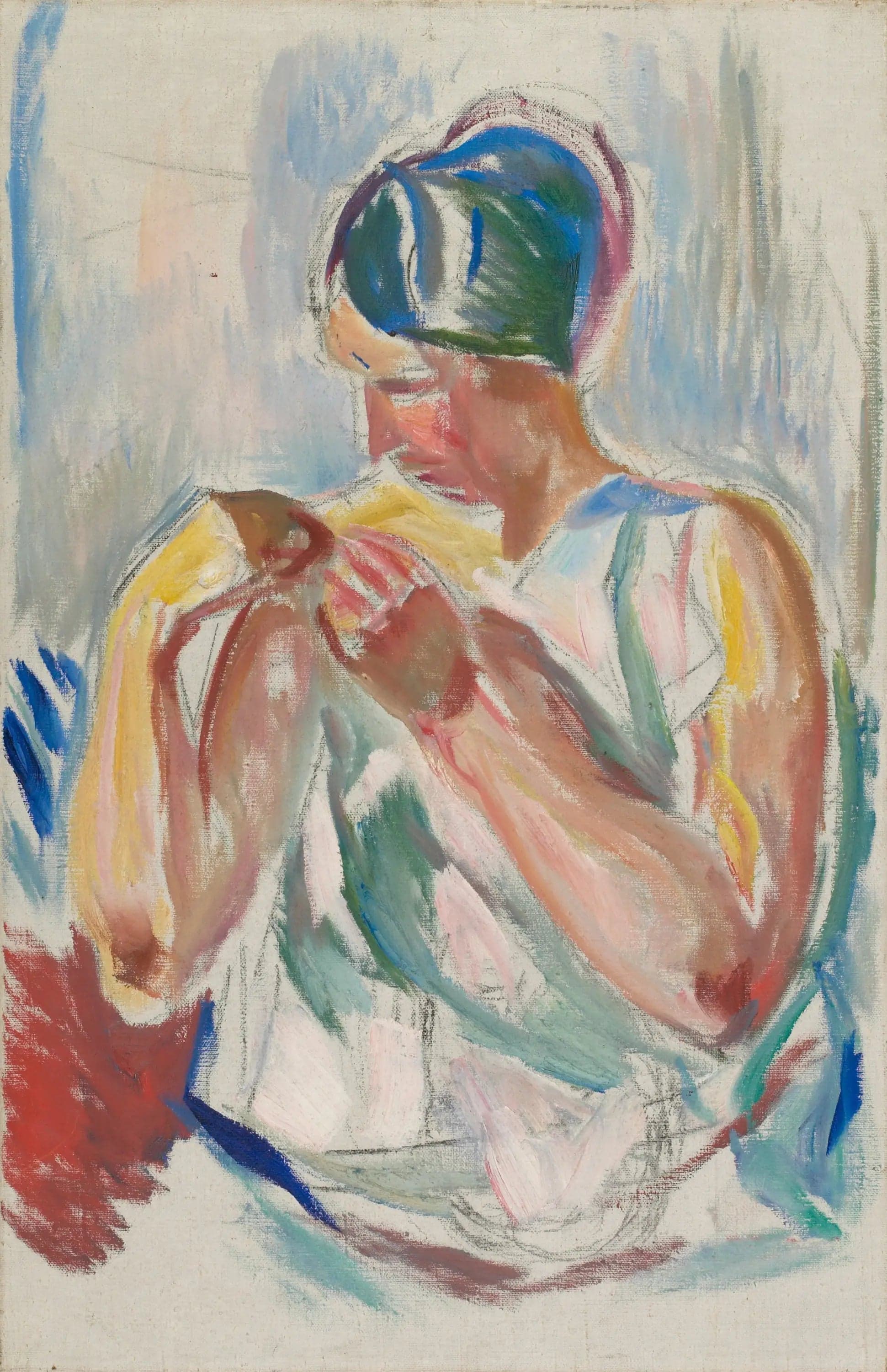 Woman in Negligee
