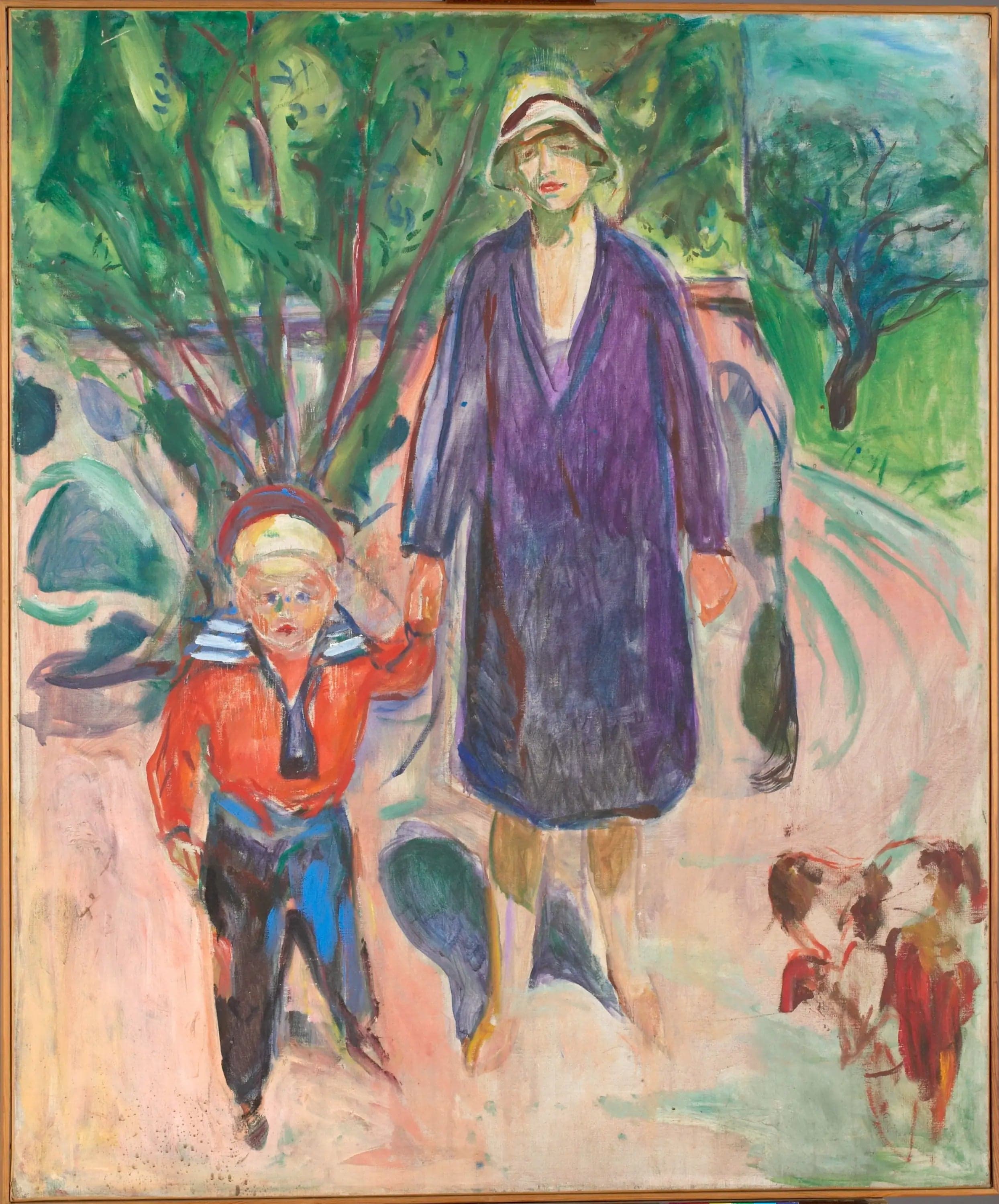 Woman with Little Boy