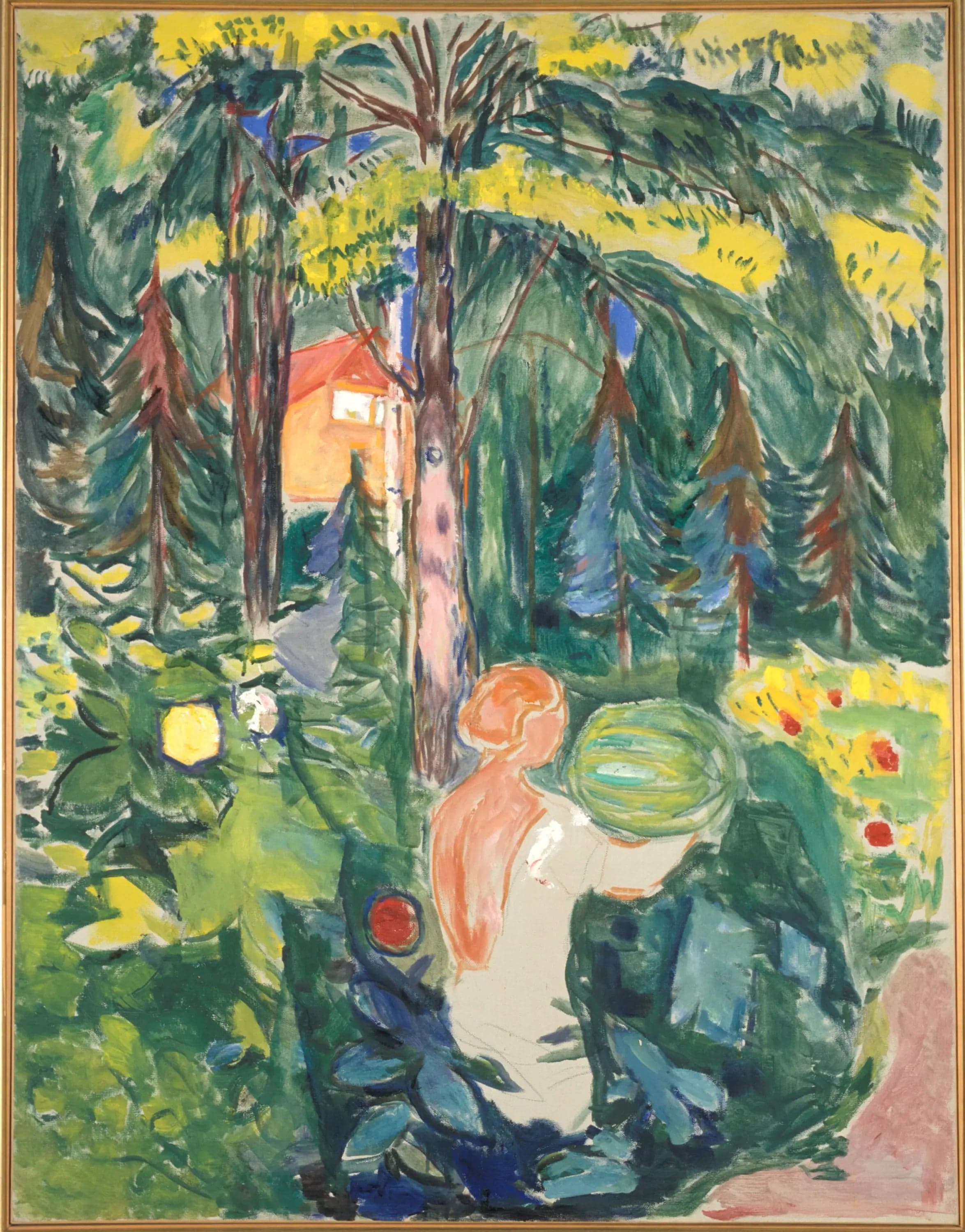 Woman with Pumpkin