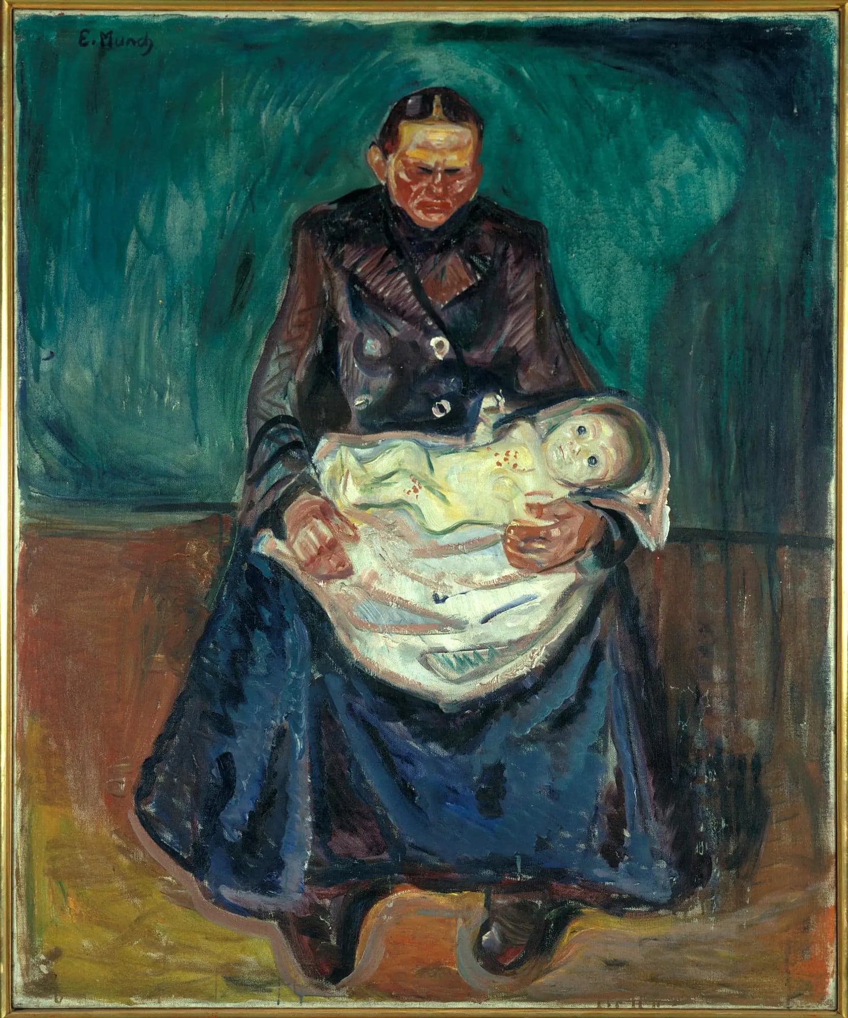 Woman with Sick Child. Heritage