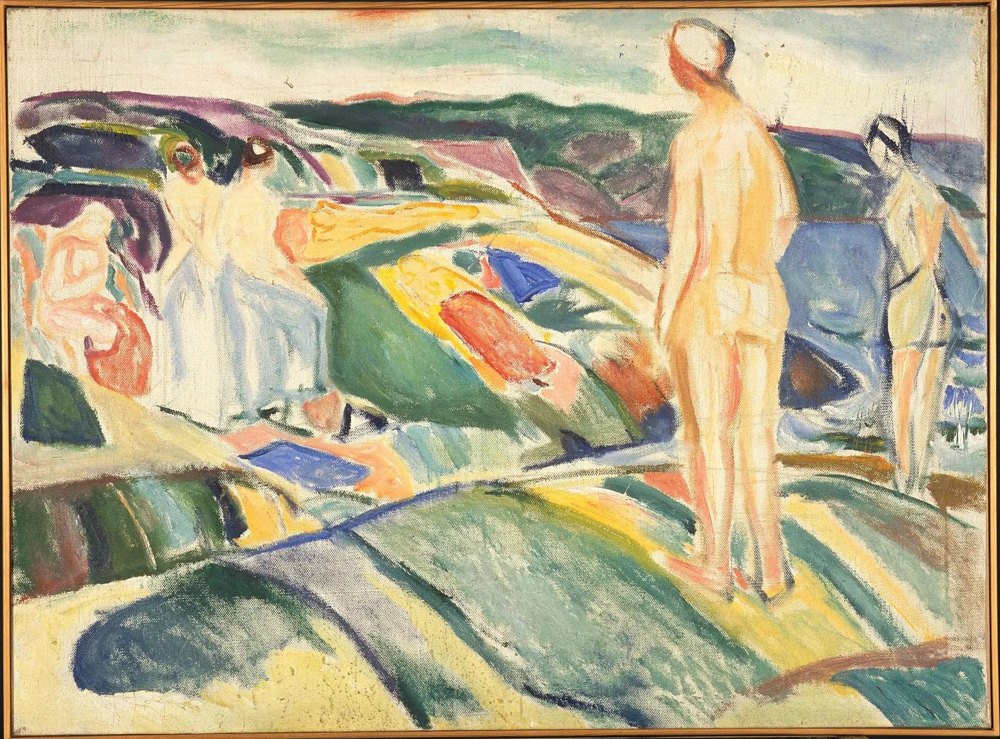 Women Bathing on the Rocks