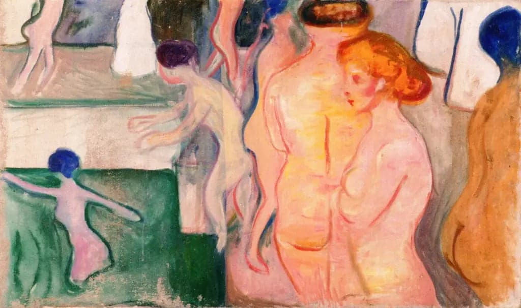 Women at the Pool