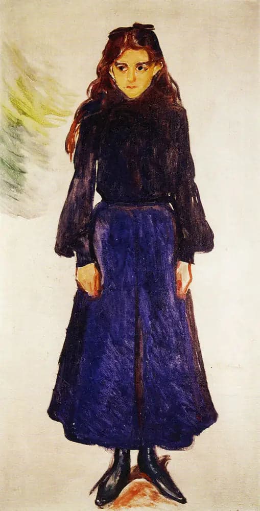 Young Girl in Blue