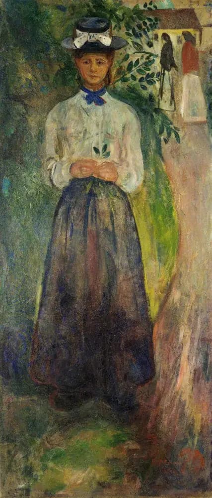 Young Woman among the Plants