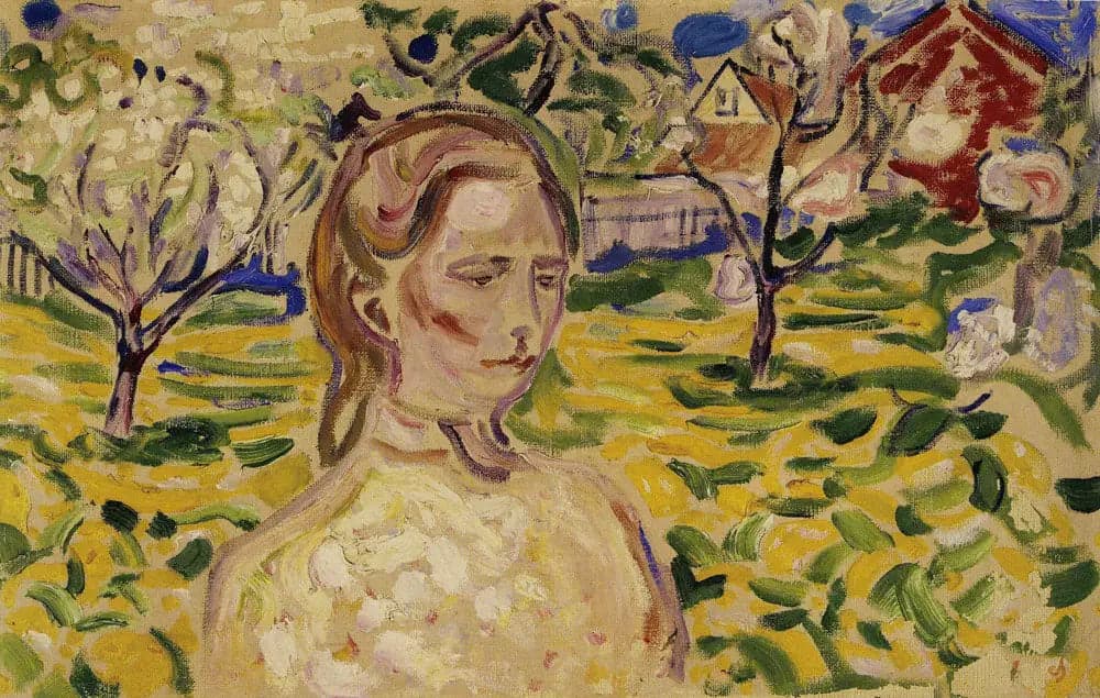Young Woman and Ranunculus
