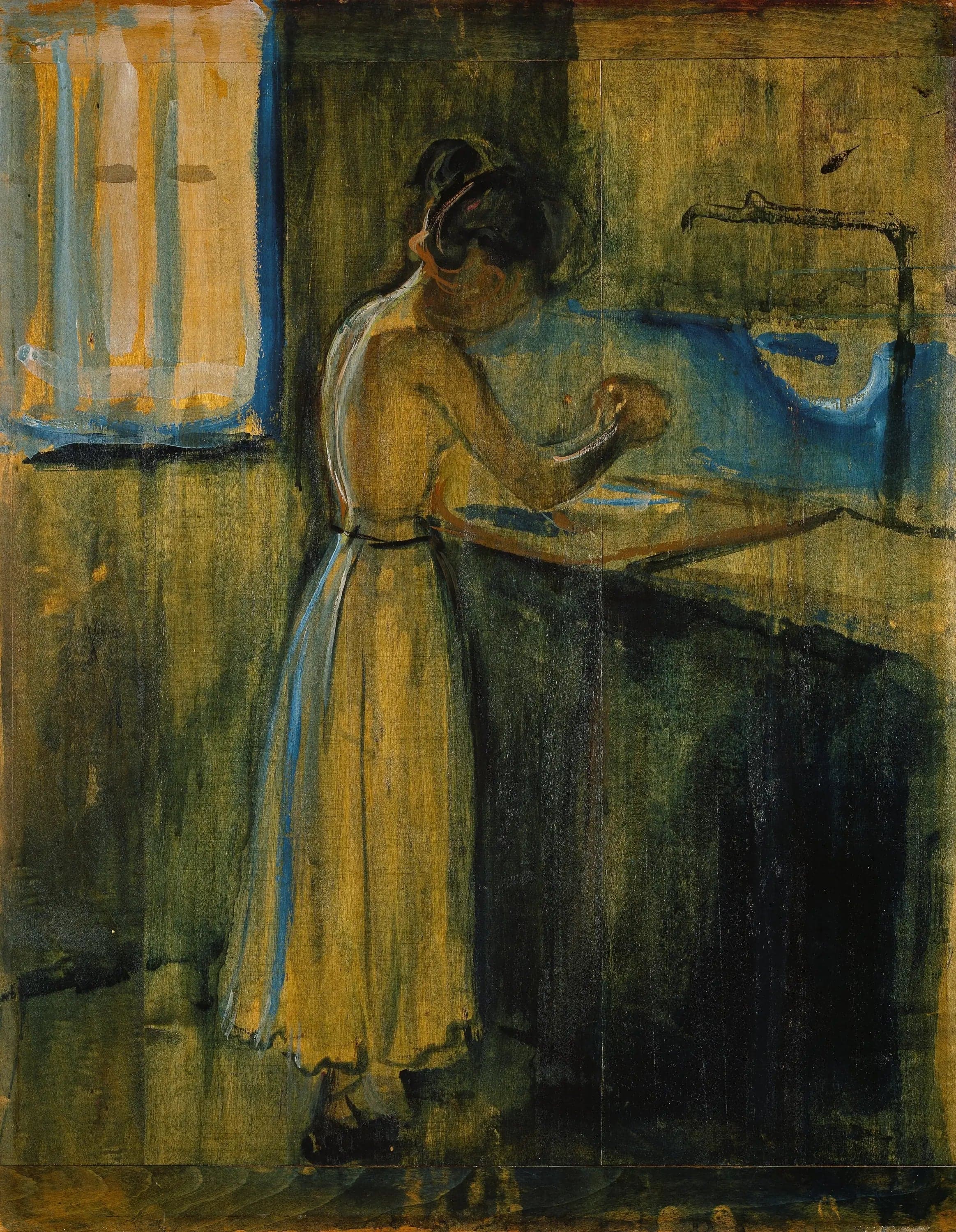 Young Woman and Wash