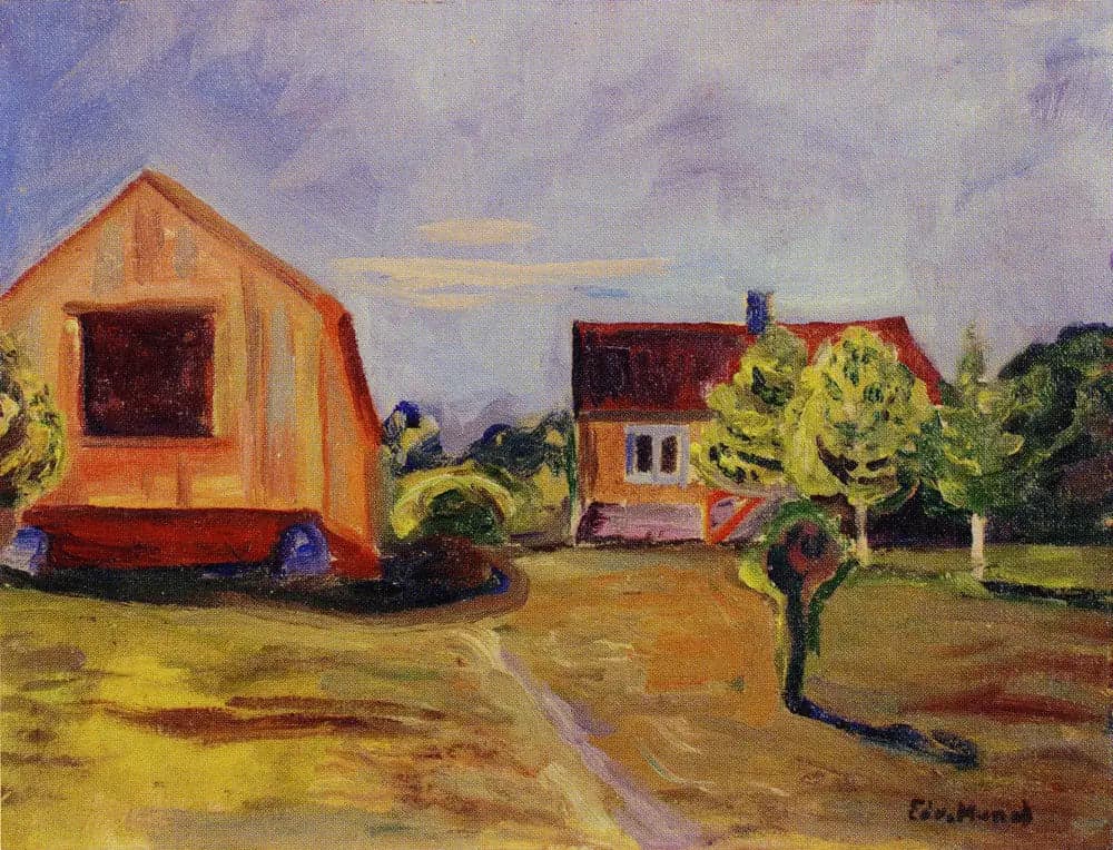 house and studio of Munch in Åsgardstrand