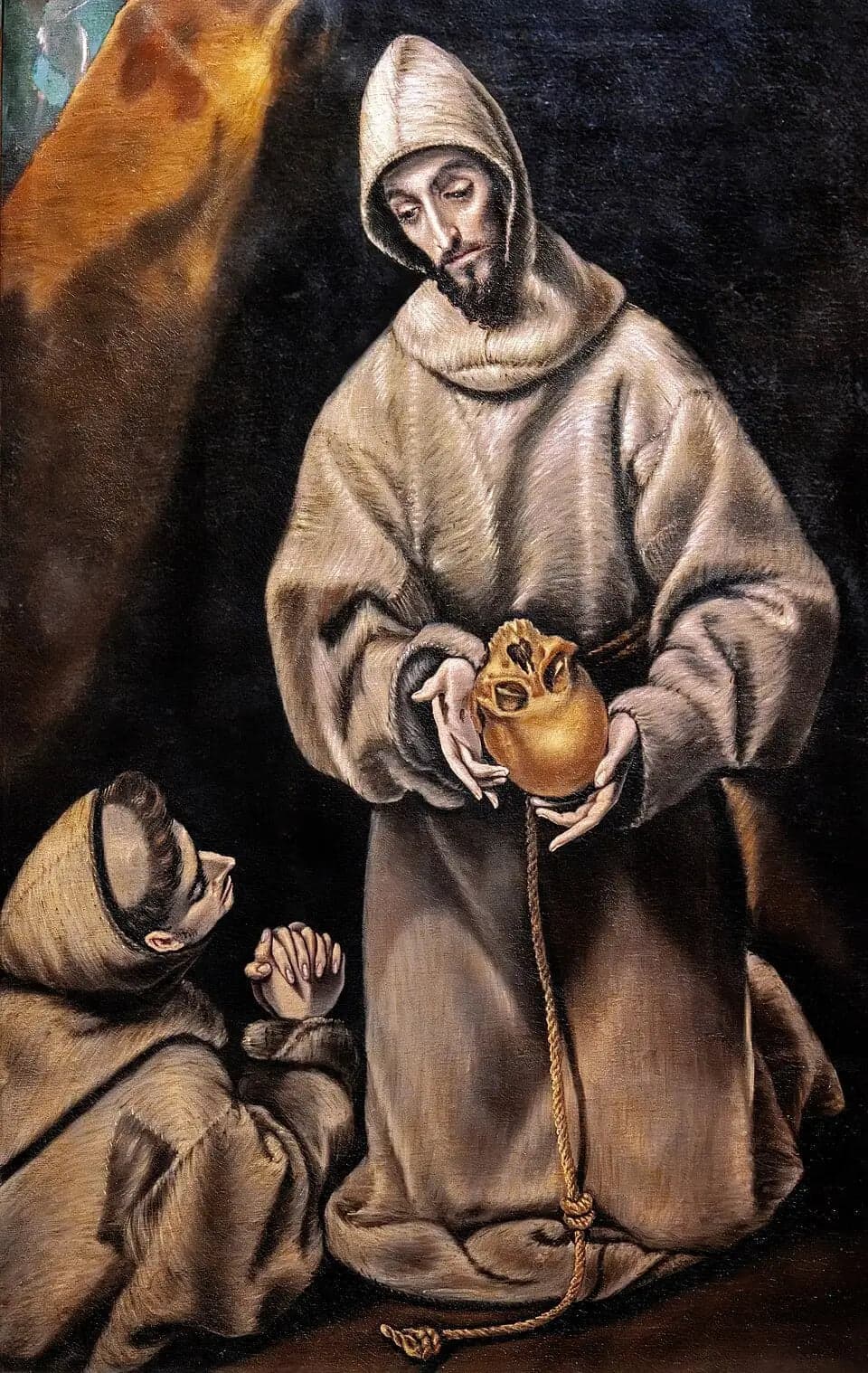 Saint François et frère Léon