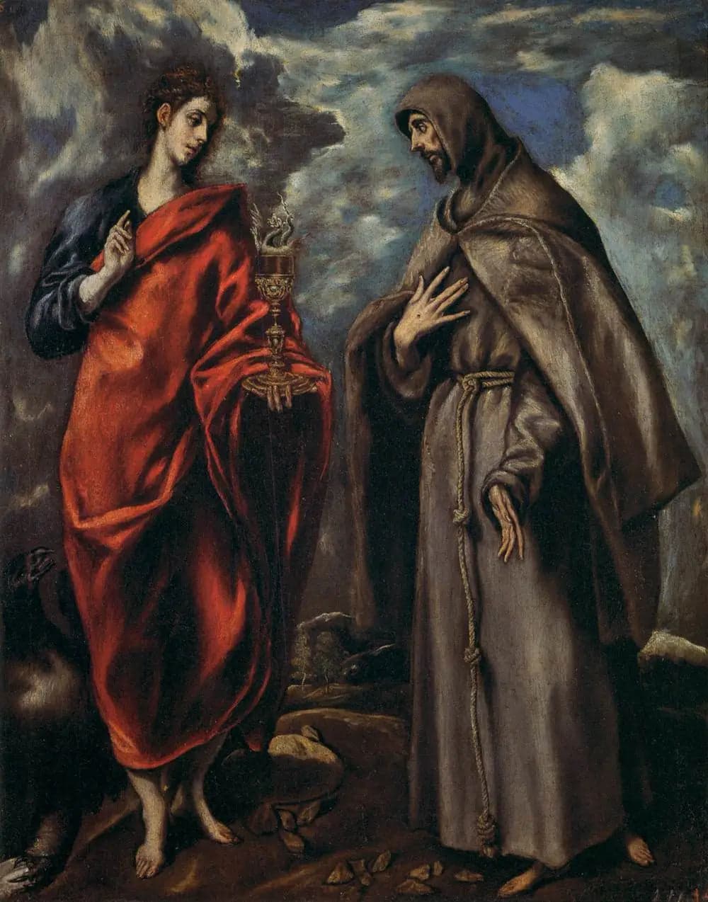 Saint John the Evangelist and Saint Francis