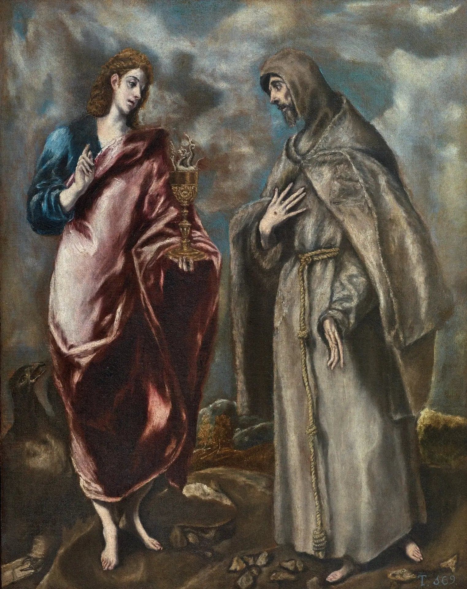 Saint John the Evangelist and Saint Francis of Assisi