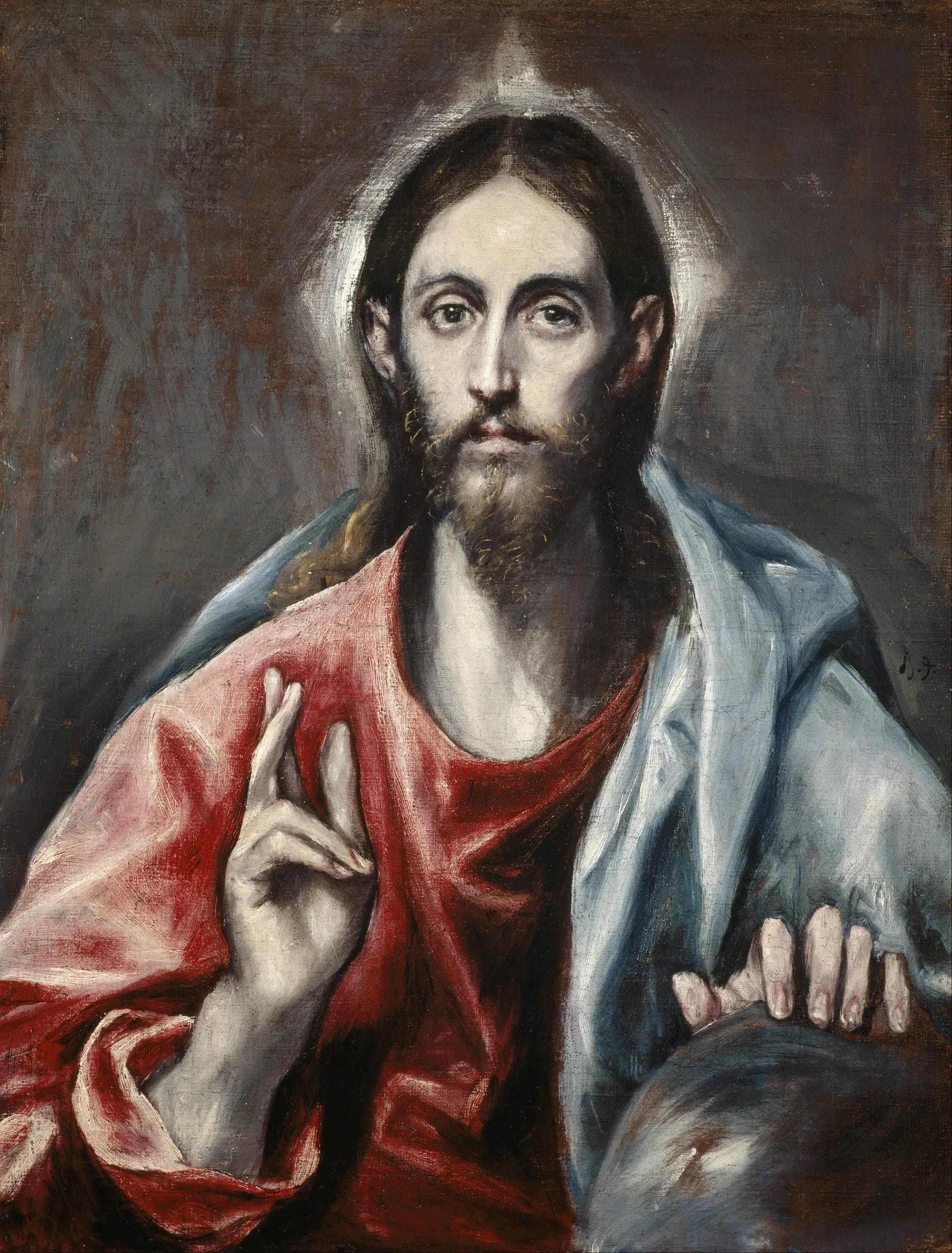 The Christ bénissant, le Sauveur du monde