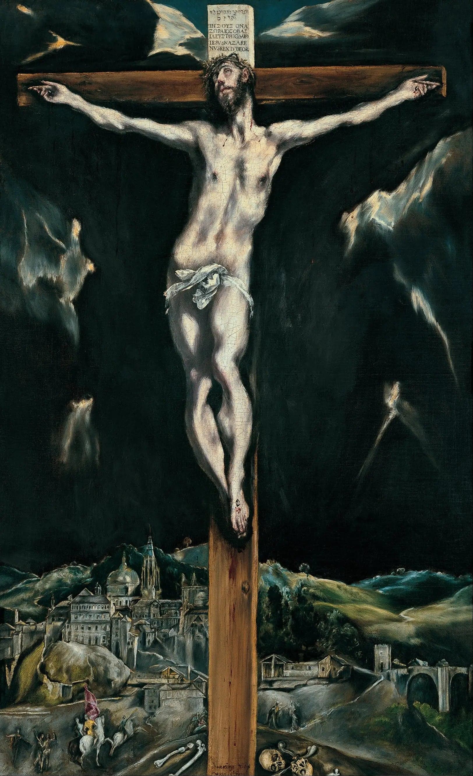 The Crucified Christ with Toledo in the background