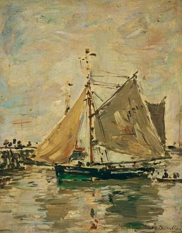 A Fishing Boat, Trouville