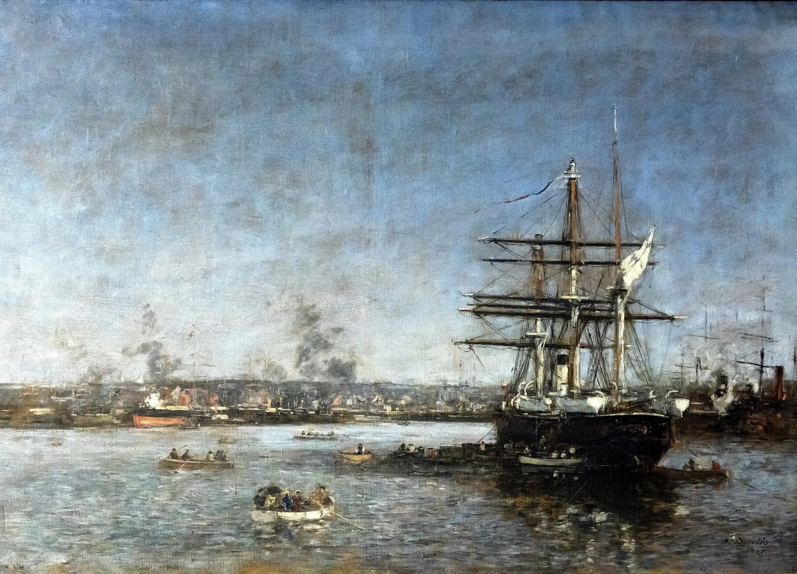 A Russian Corvette in the Eure Basin: Le Havre