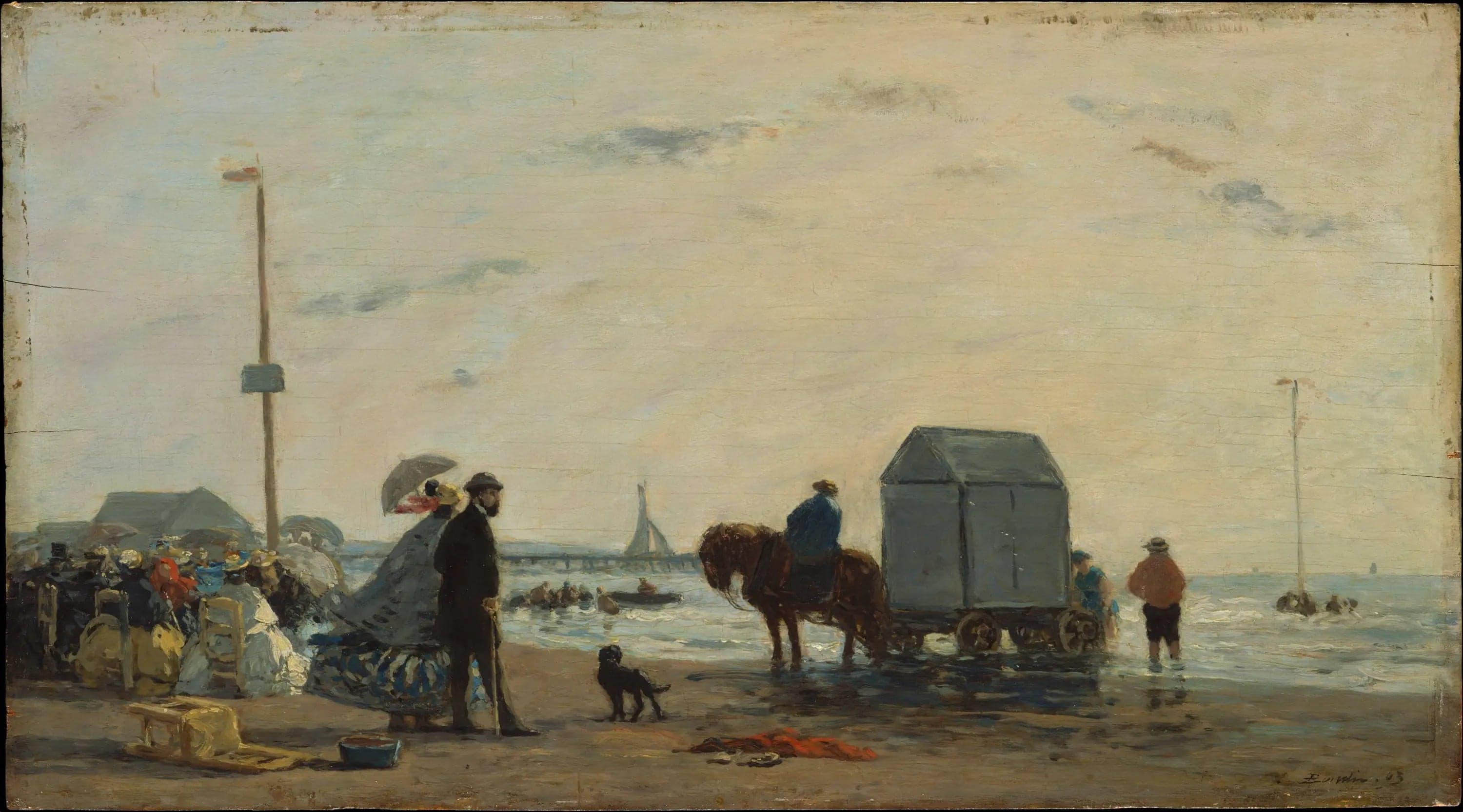 At the Beach in Trouville
