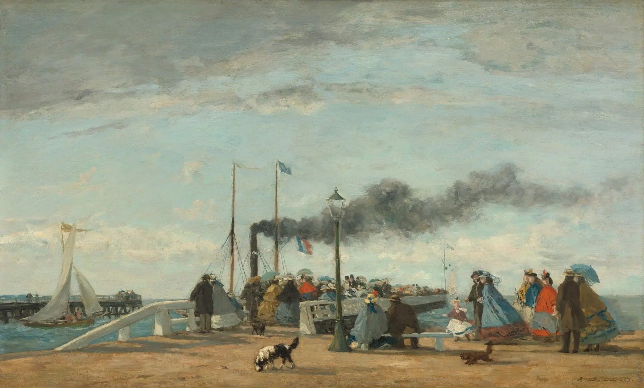 Jetty and Quay of Trouville