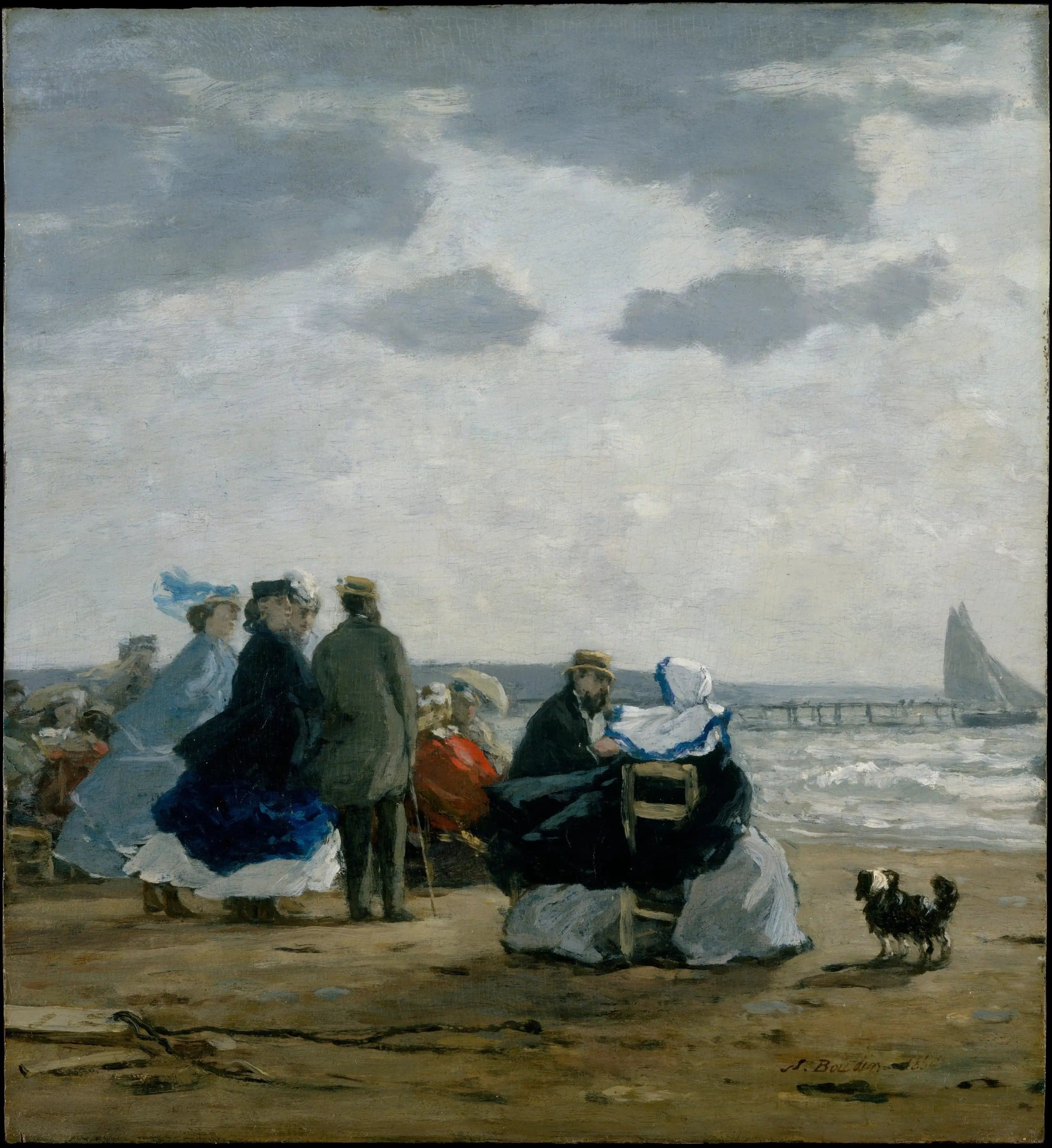 On the beach, Dieppe