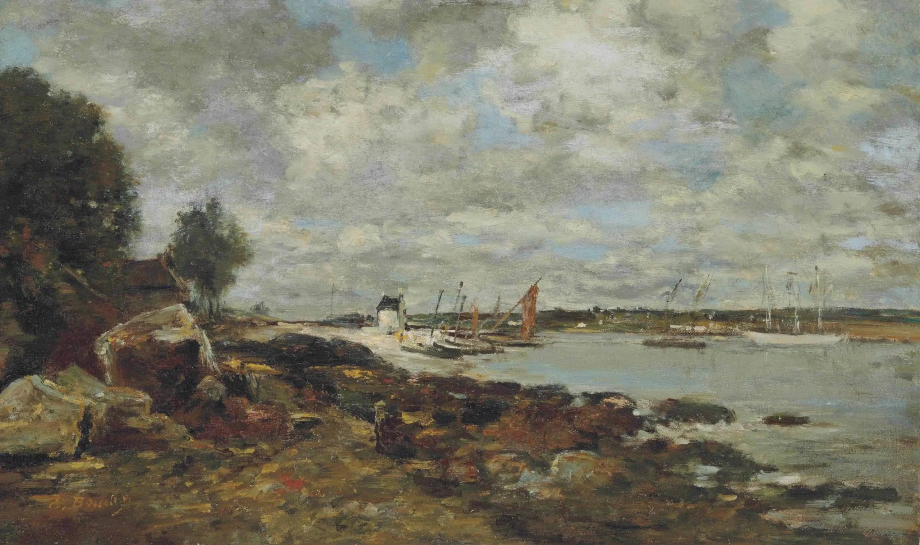 Plougastel, the shore by the bay