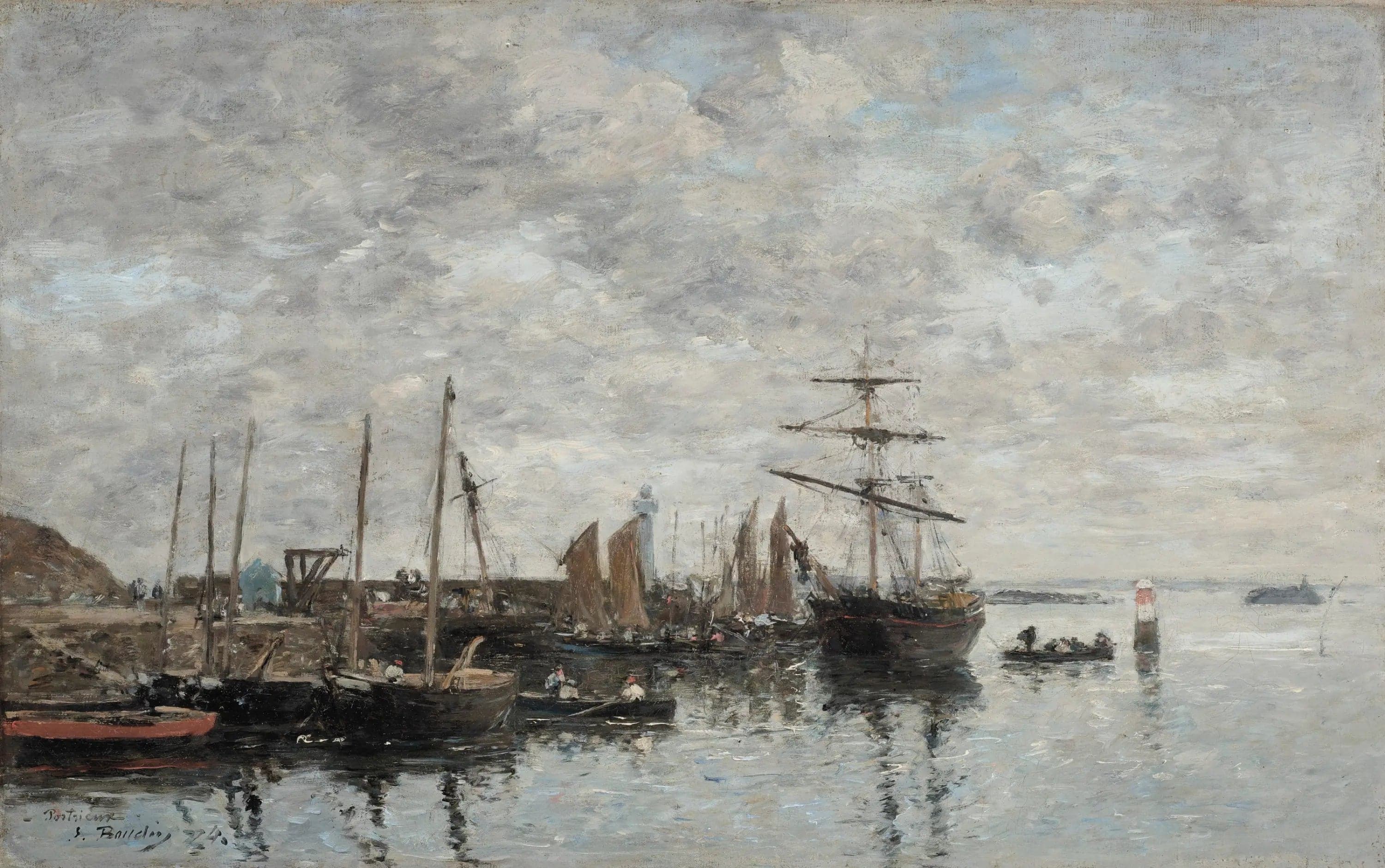 Portrieux, the port