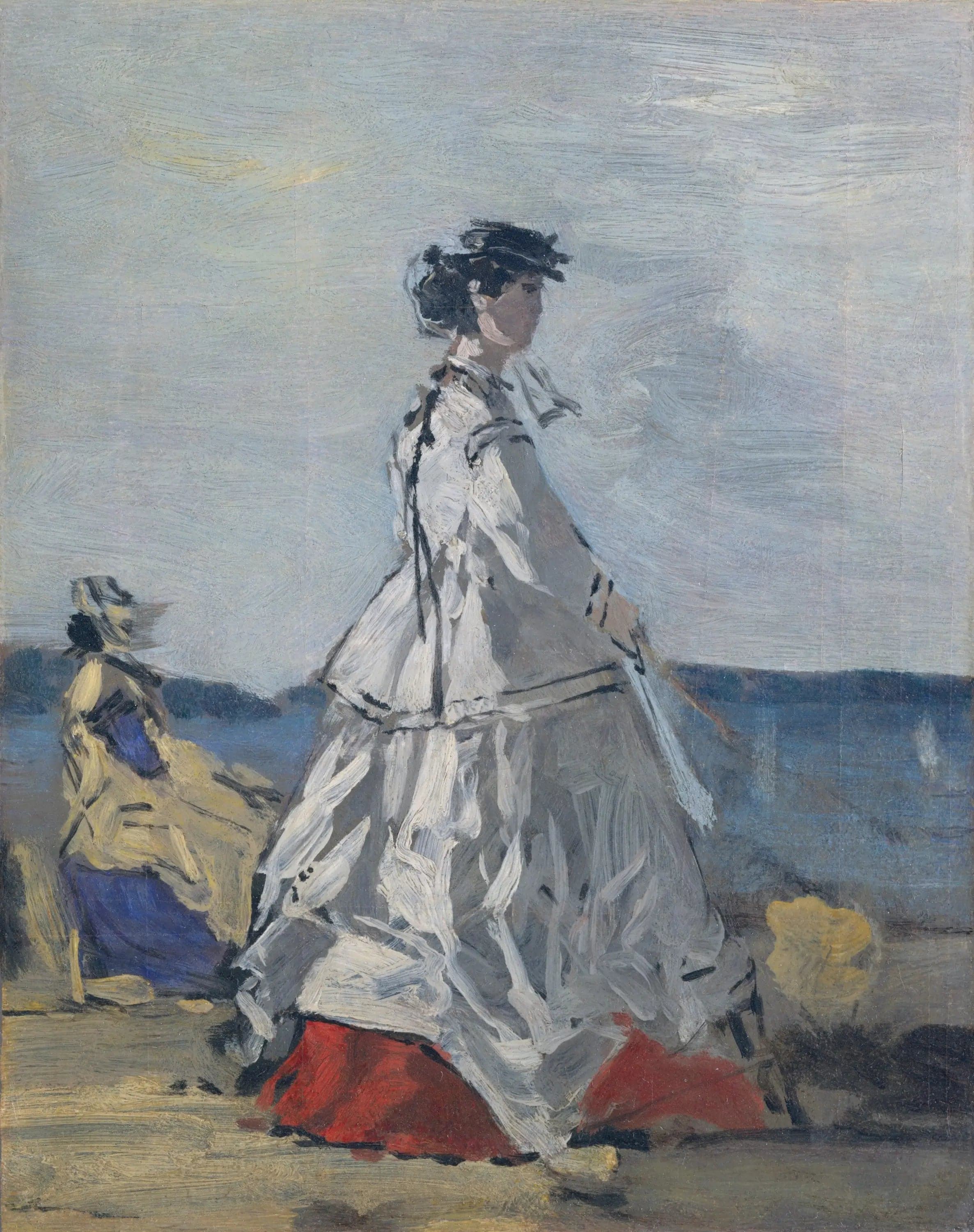 Princess Pauline of Metternich on the Beach