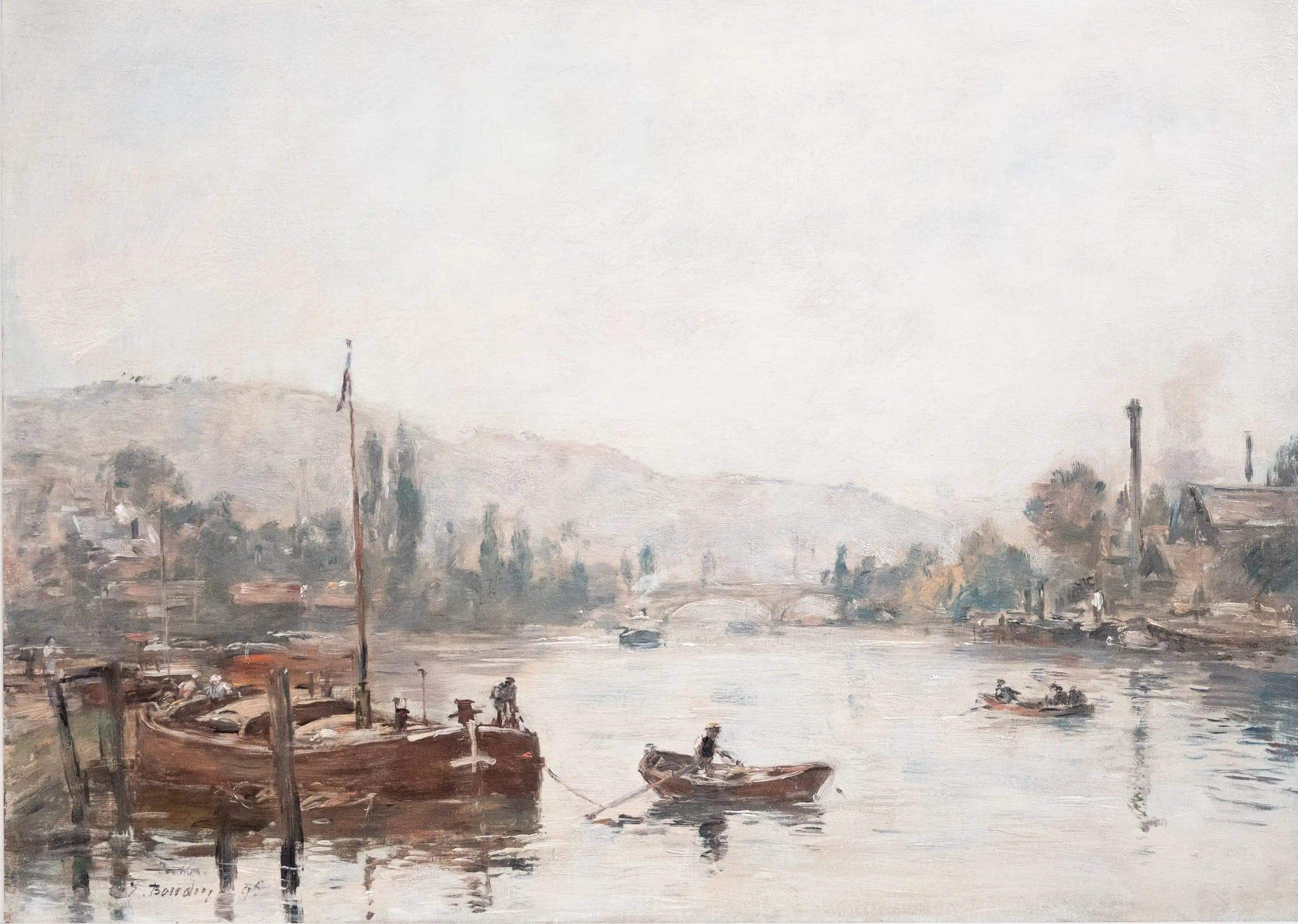Rouen - The Sainte-Catherine Coast, Morning Mist