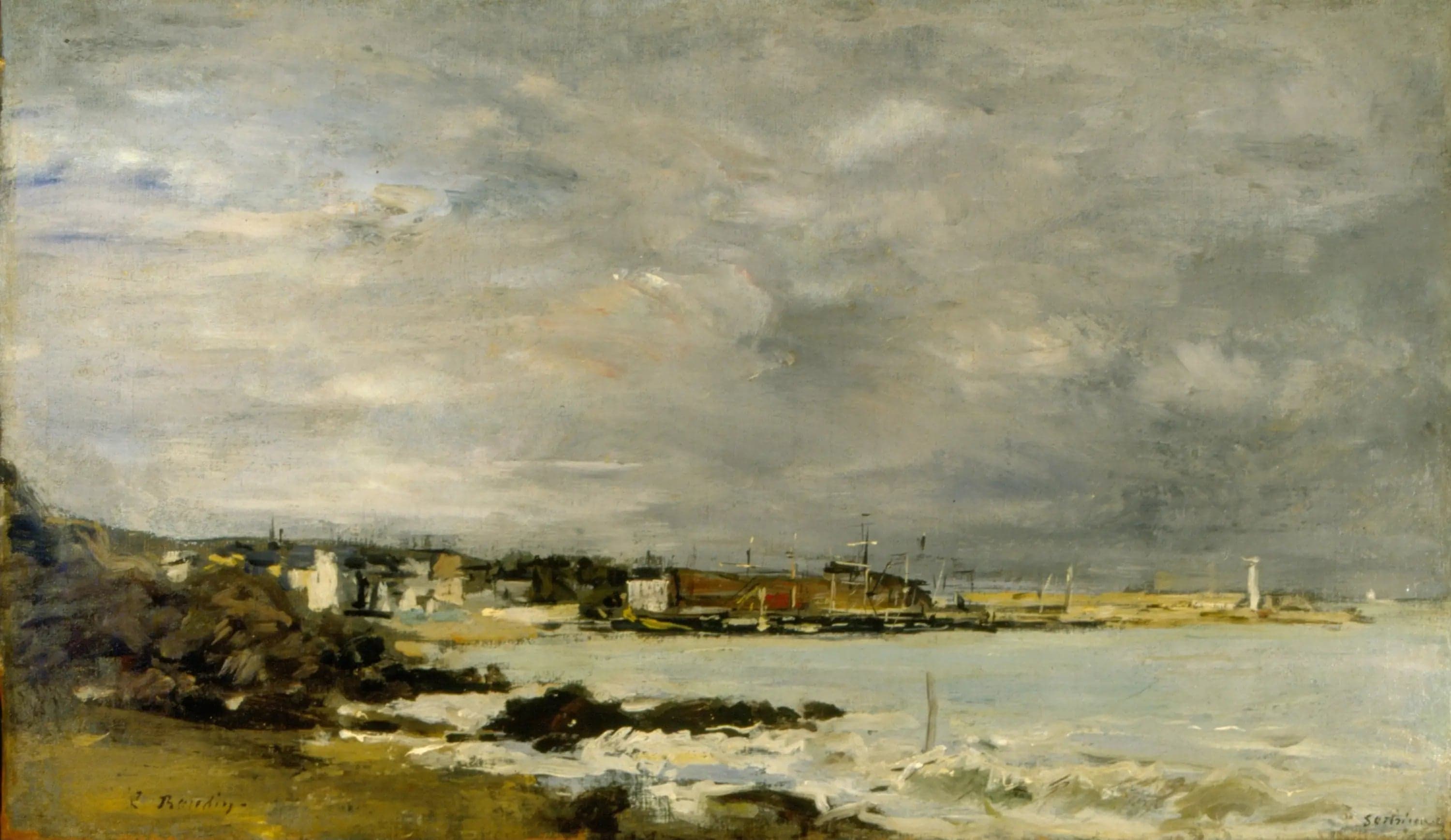 Scene of a Beach and Reefs